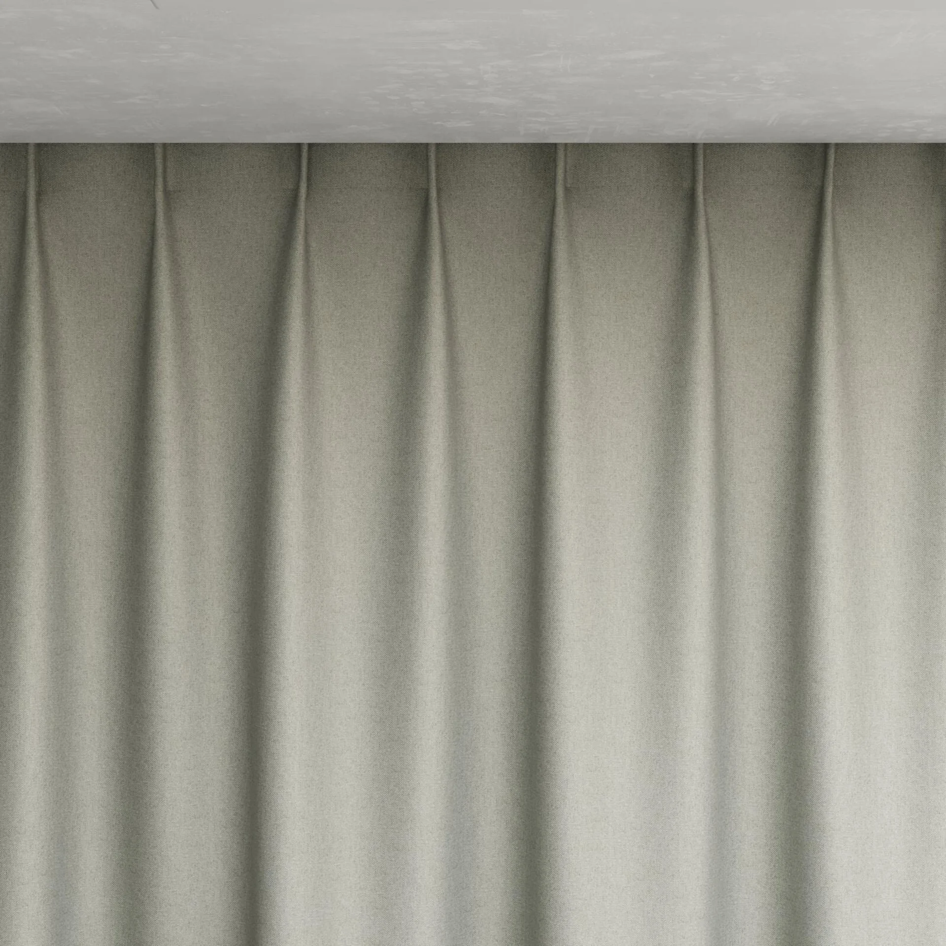 Top view of Grove Limestone, pinch pleat