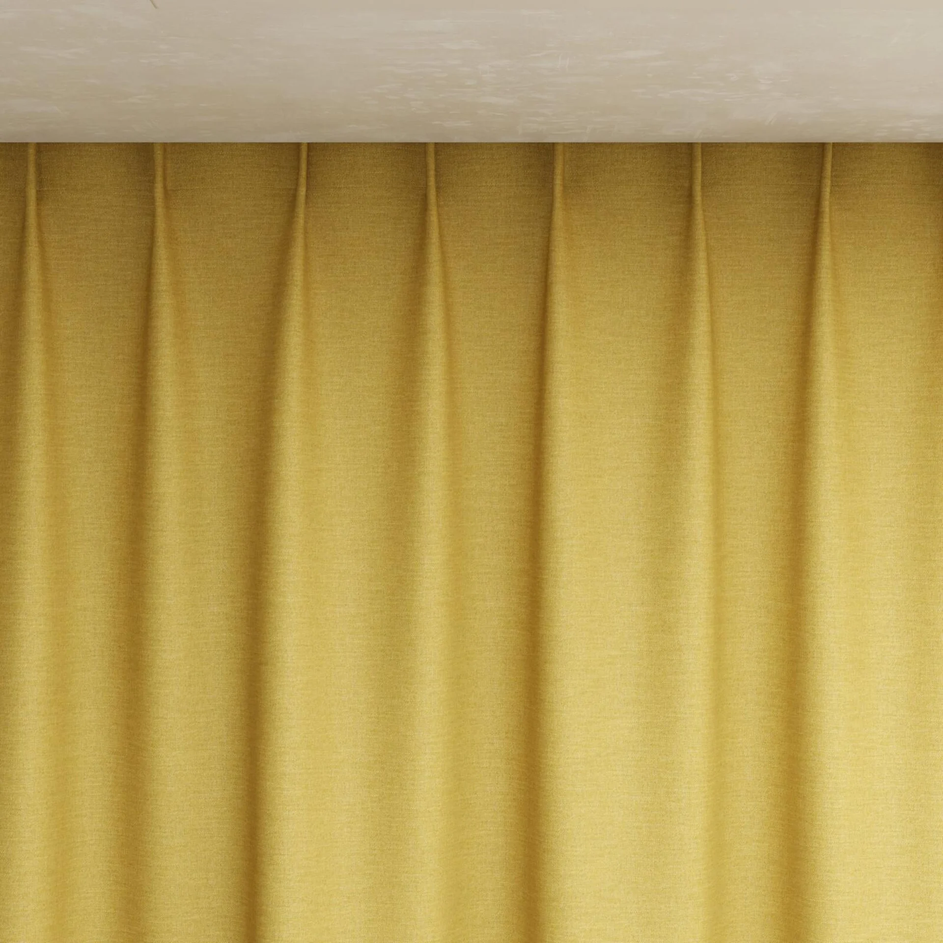 Top view of Casual Gold, pinch pleat