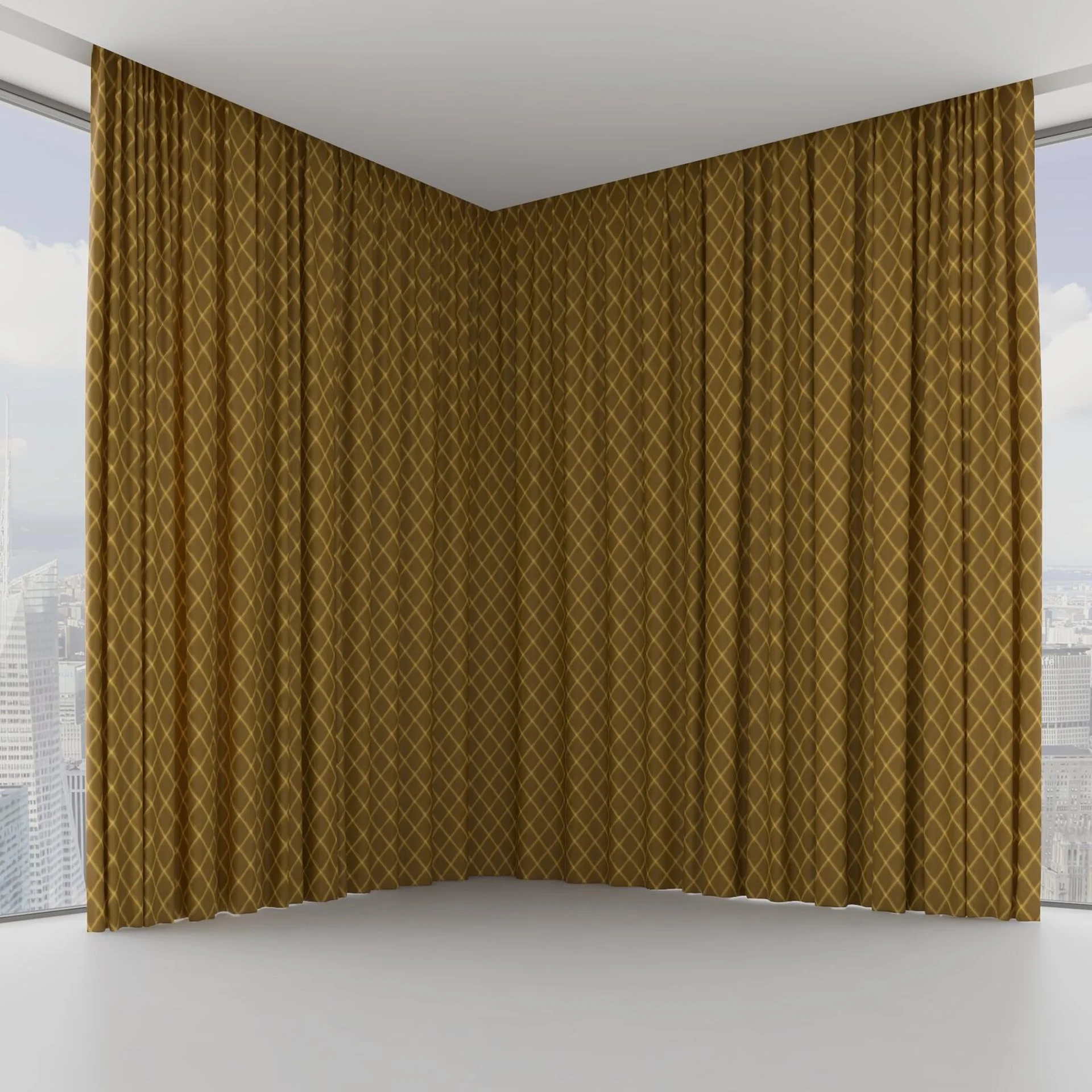 Front view of Pantheon Gold, on hidden rail