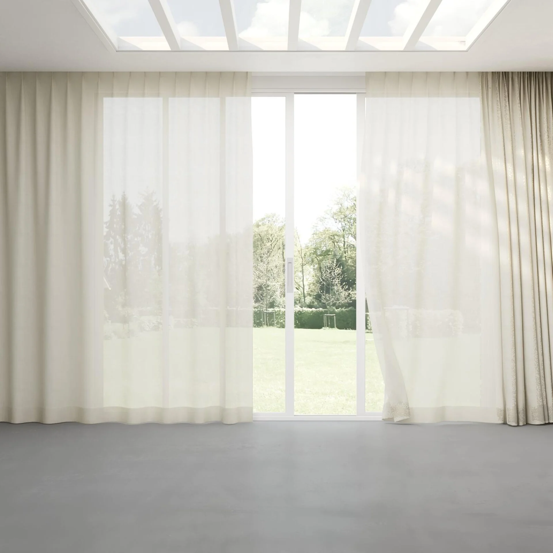 Full view of Element Salt, pinch pleat