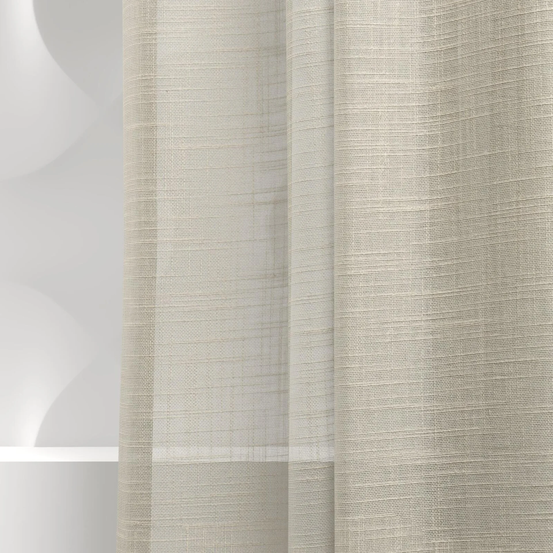 Detailed view of Kumo Recycled Linen