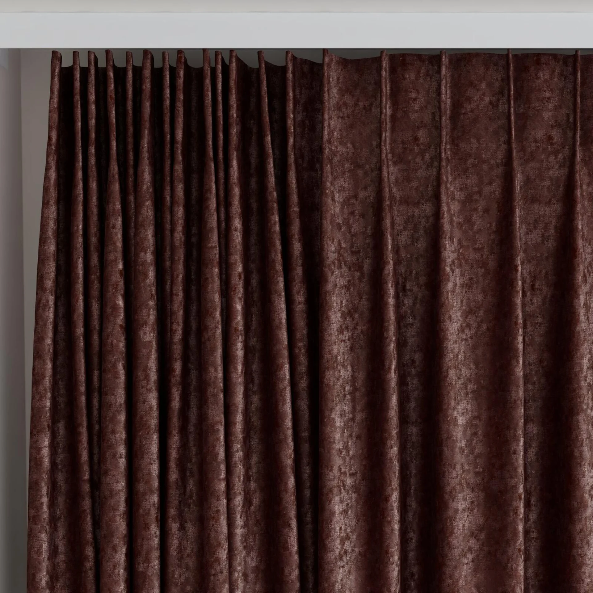 Top view of Opera Nostalgia, on curtain rail