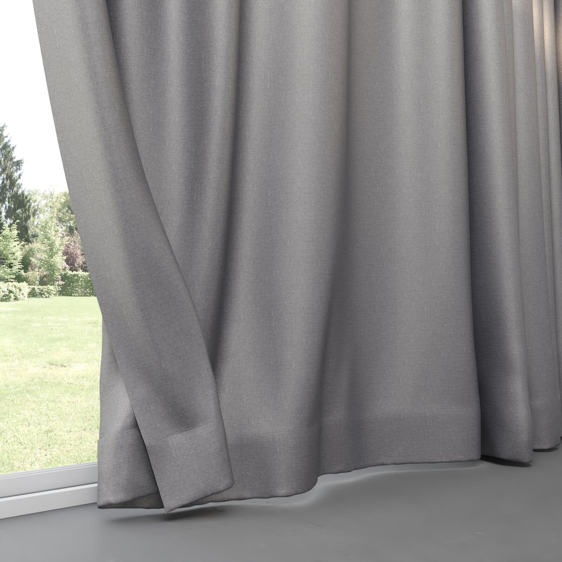 Bottom view of Stallion 2 Blackout Shadow, pinch pleat