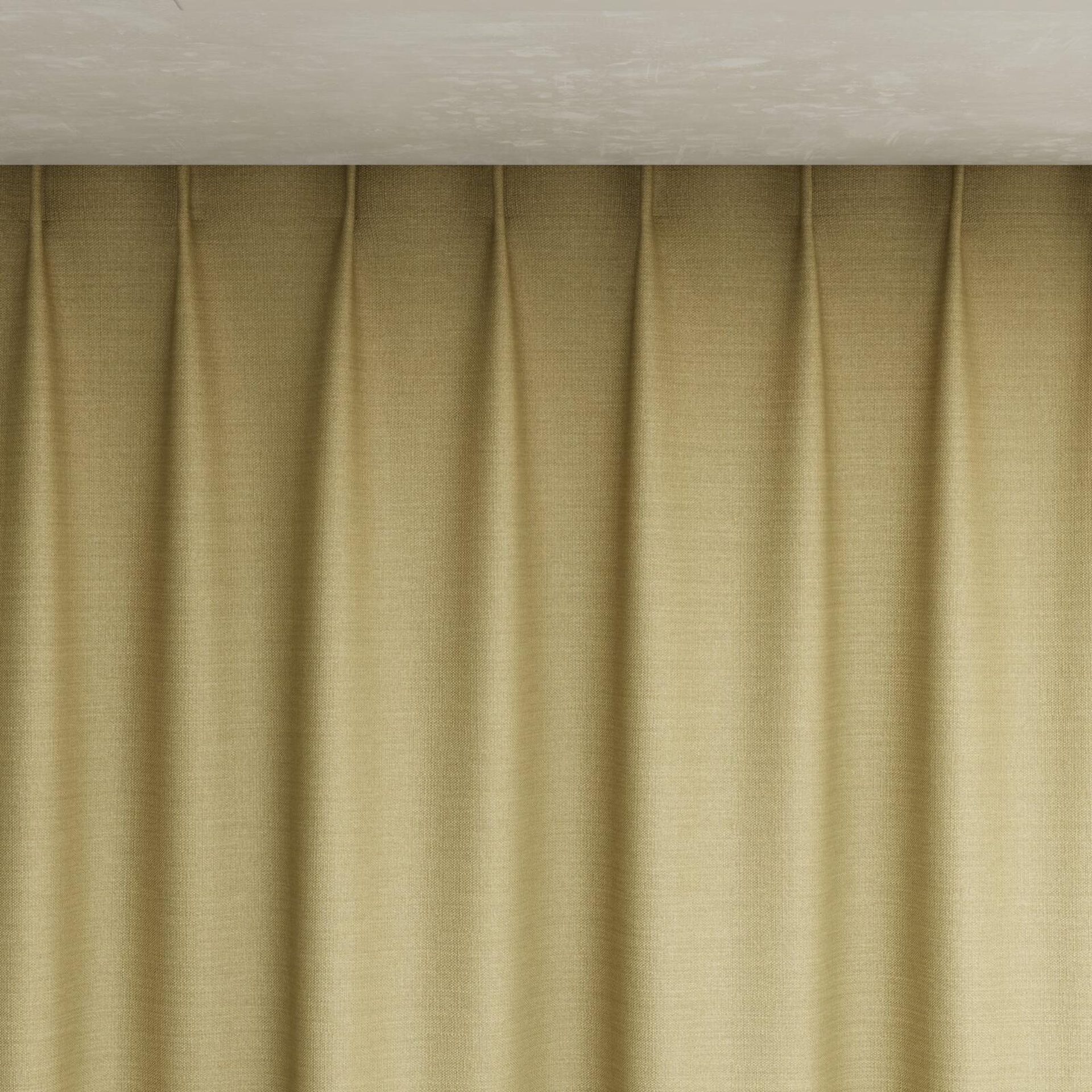 Top view of Linex Rattan, pinch pleat