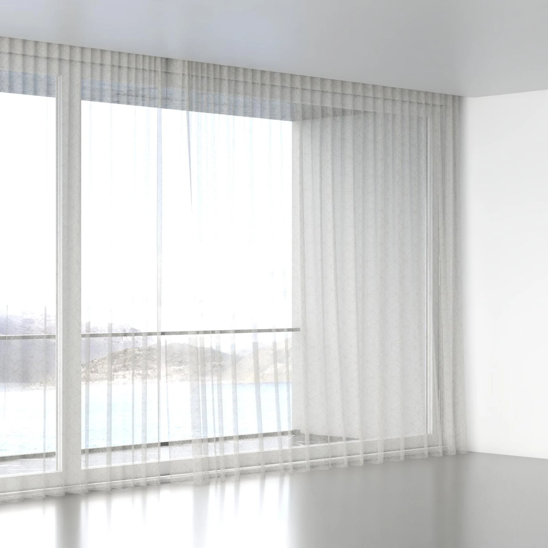 Full view of Alassio Sand, wave pleat