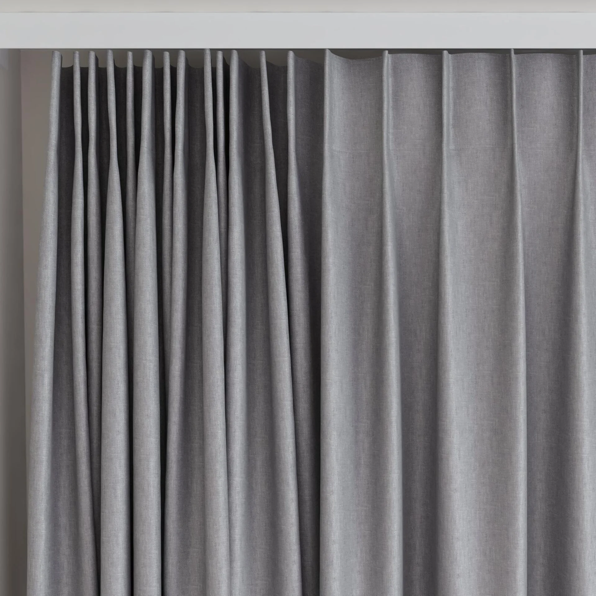 Top view of Naturama Shark, on curtain rail