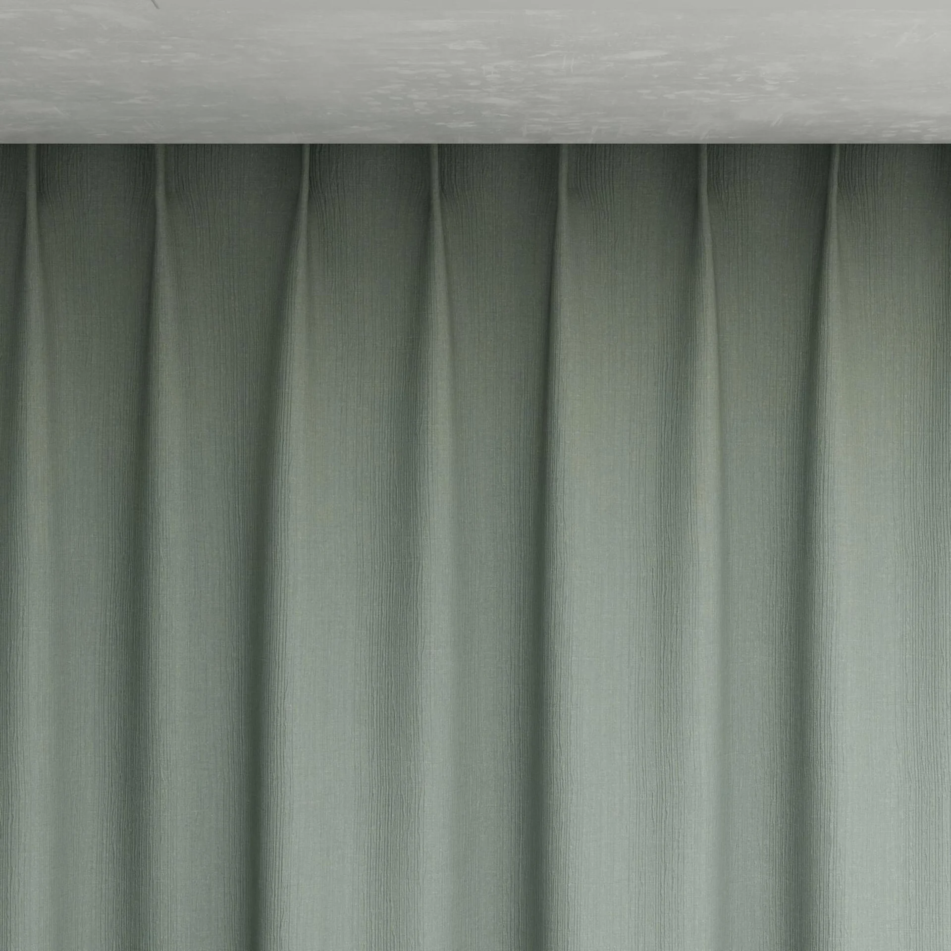 Top view of Northstar Jade, pinch pleat