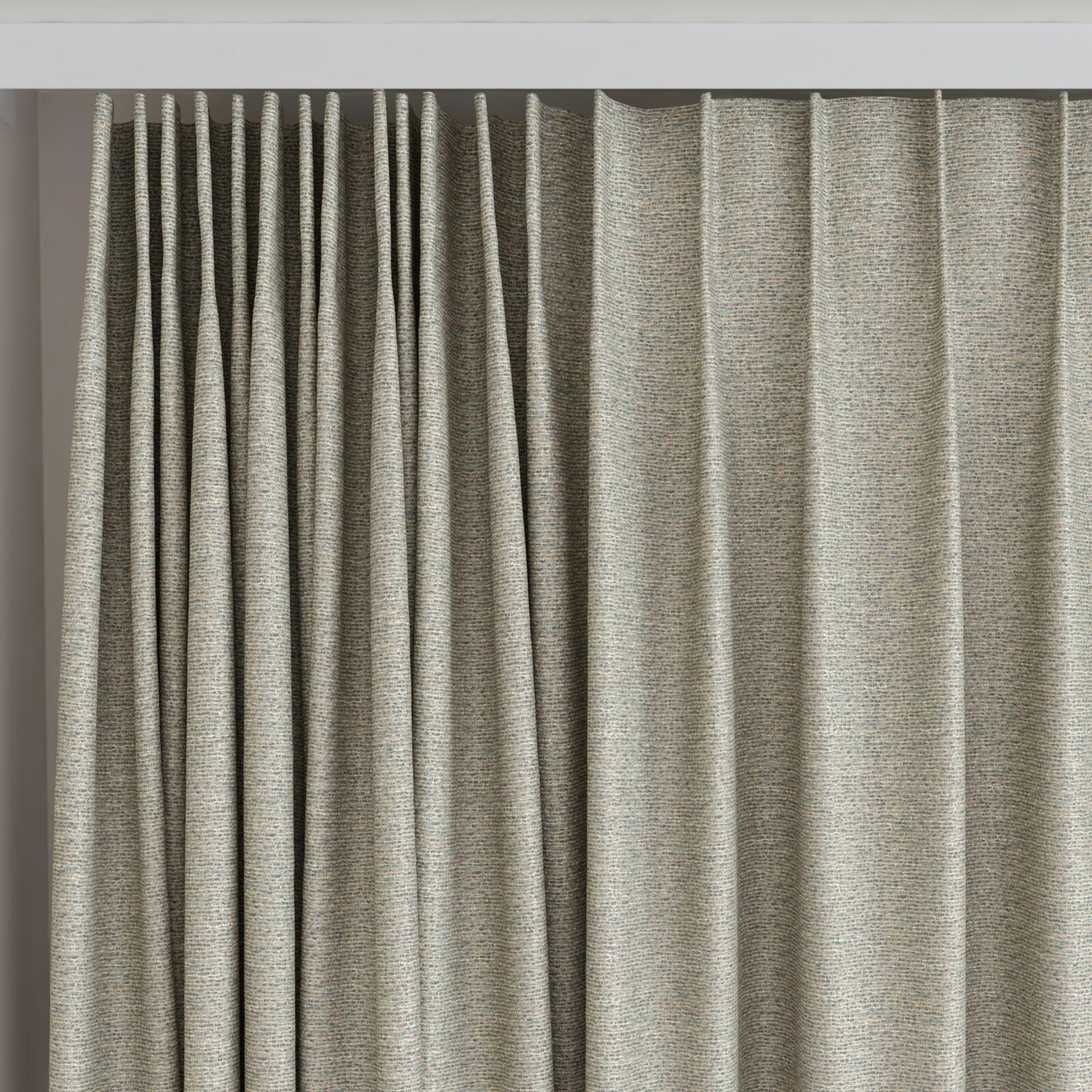 Top view of Ecliptic Spa, on curtain rail