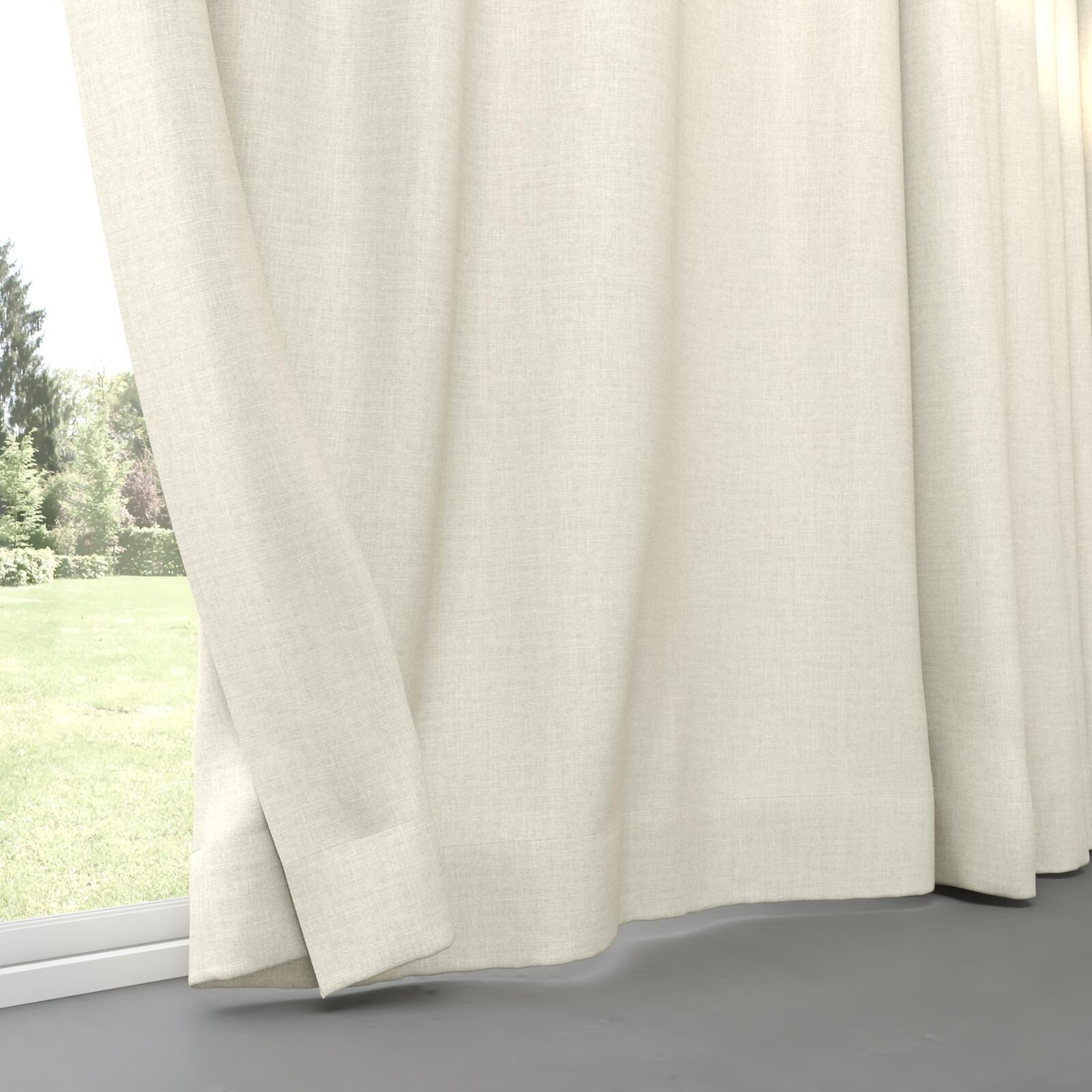 Bottom view of Frisco Cream, pinch pleat
