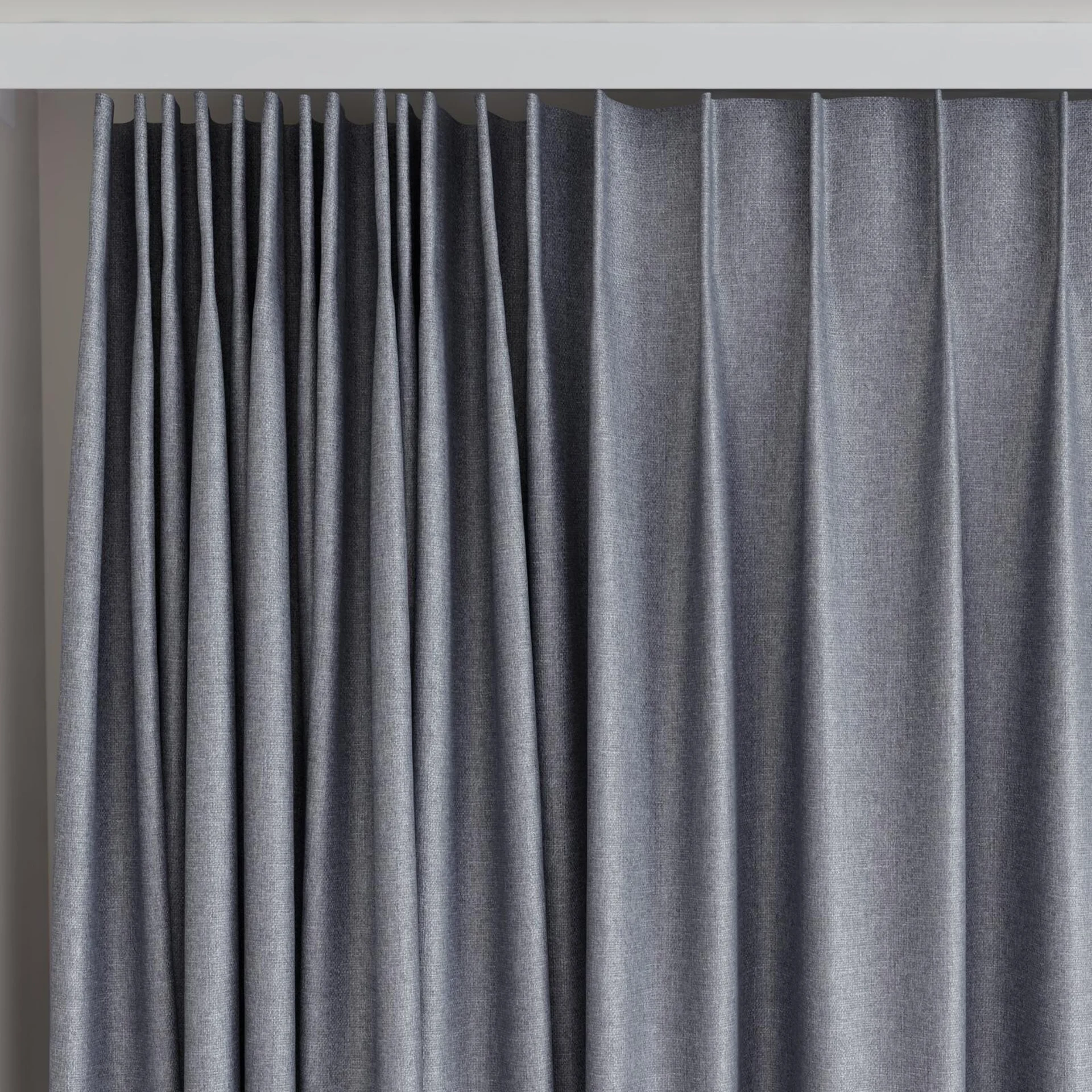 Top view of Jupiter Shark, on curtain rail