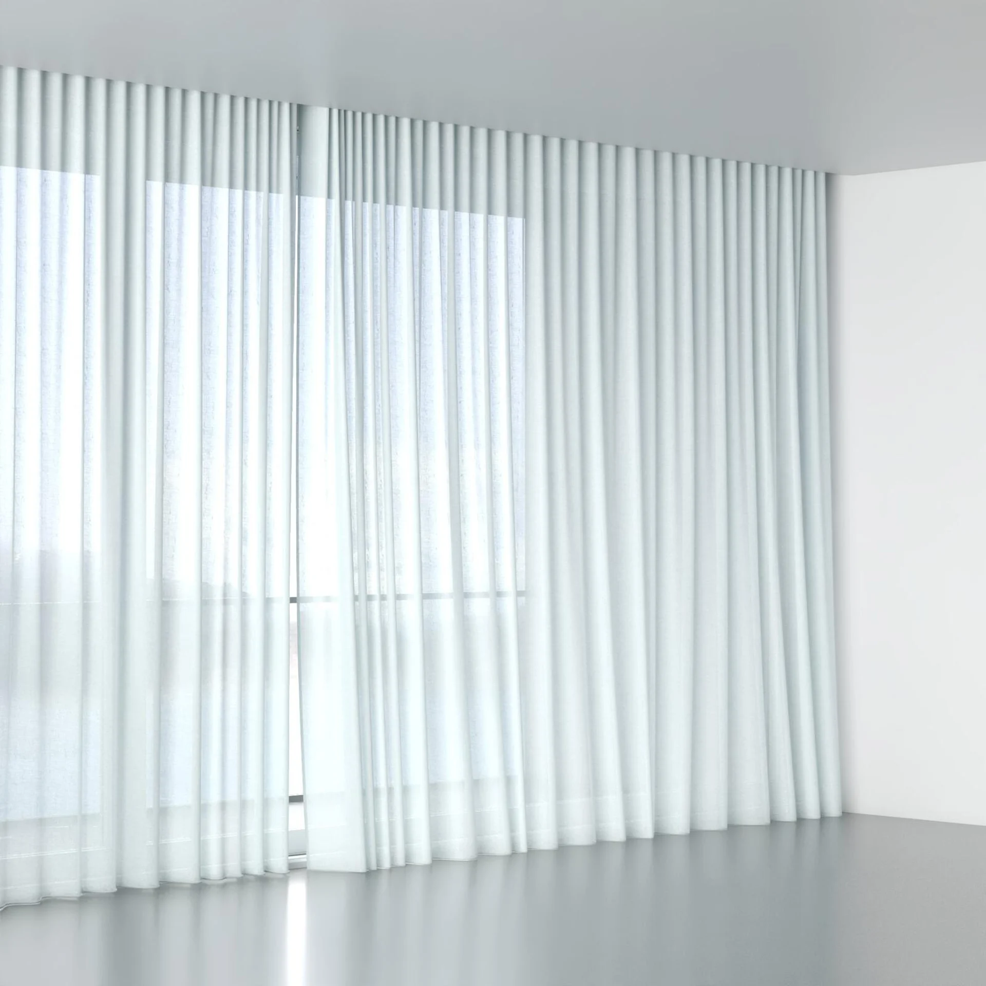 Full view of Arcadia Mineral, wave pleat