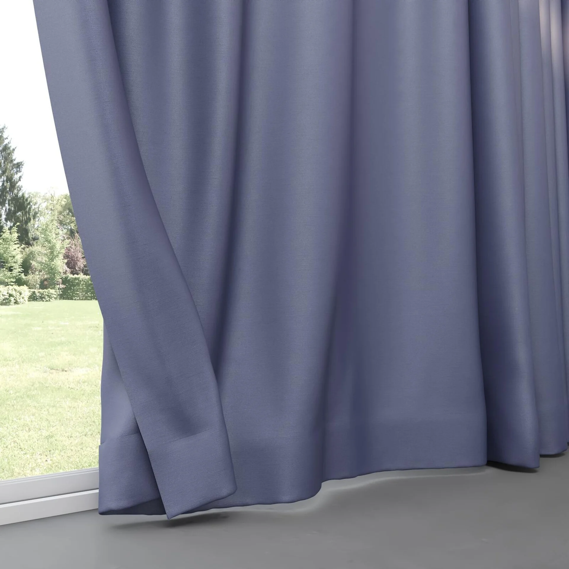 Bottom view of Hastings Denim, pinch pleat