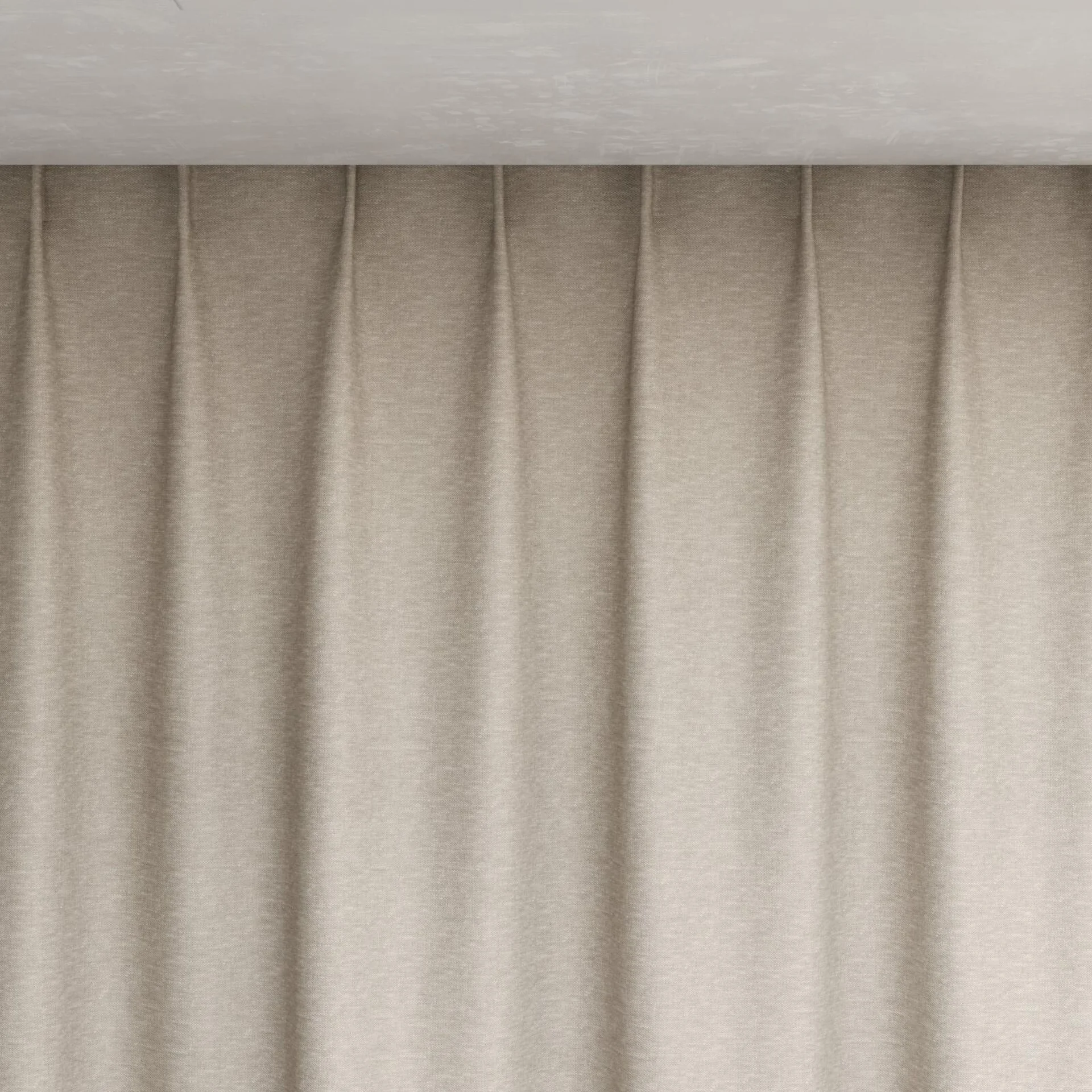 Top view of Goa Whisper, pinch pleat