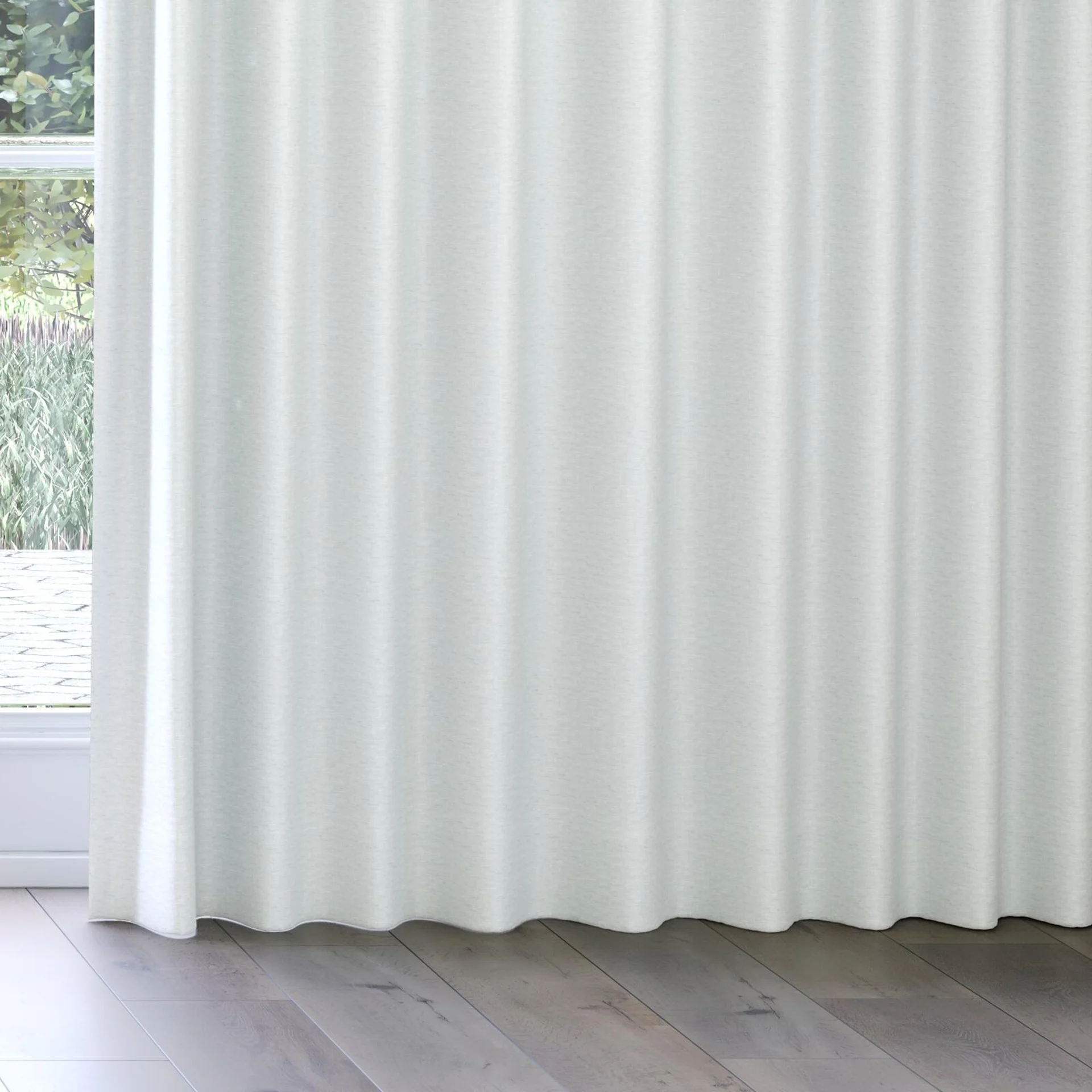 Bottom view of Kyoto Duckegg, on curtain rail