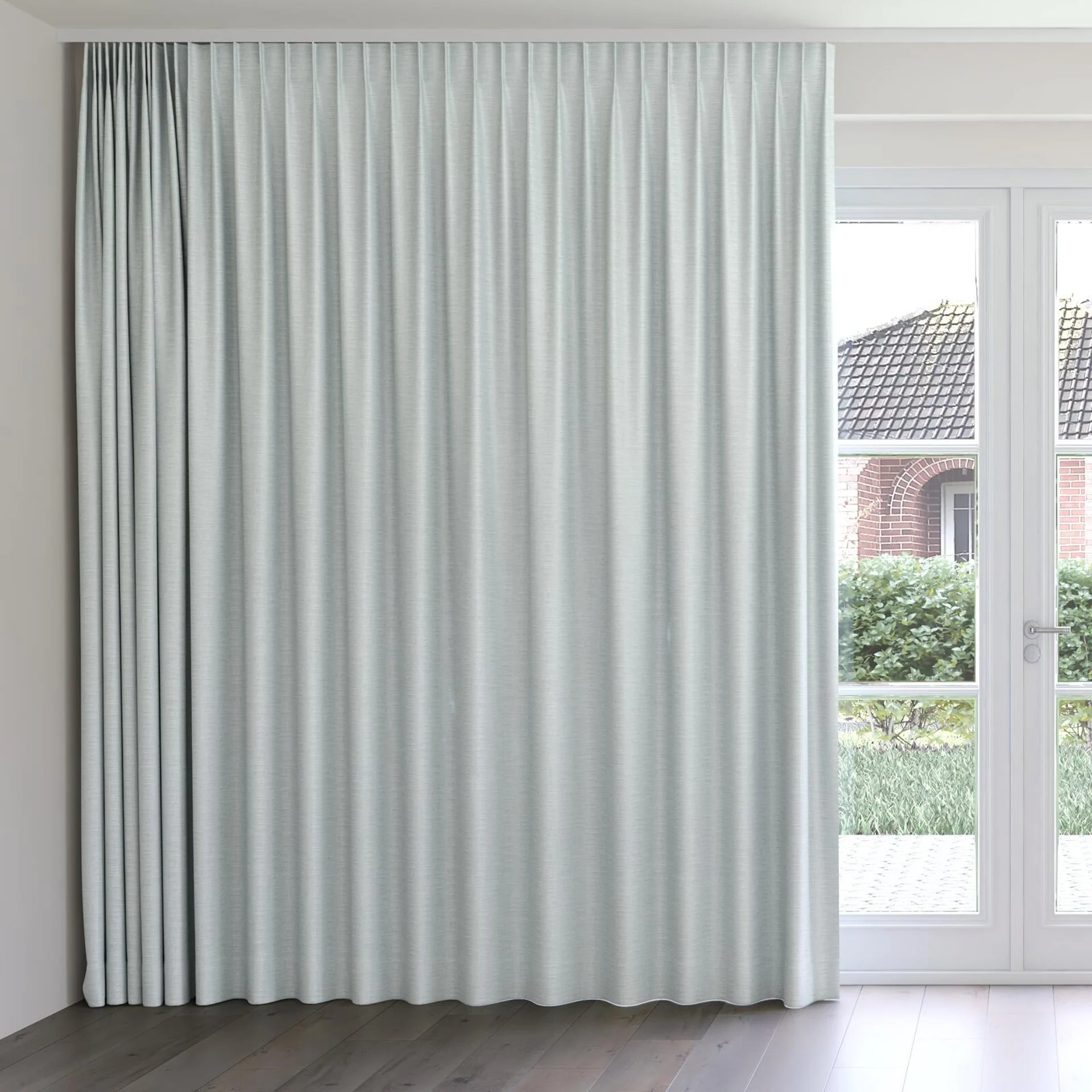 Front view of Tonto Pool, on curtain rail