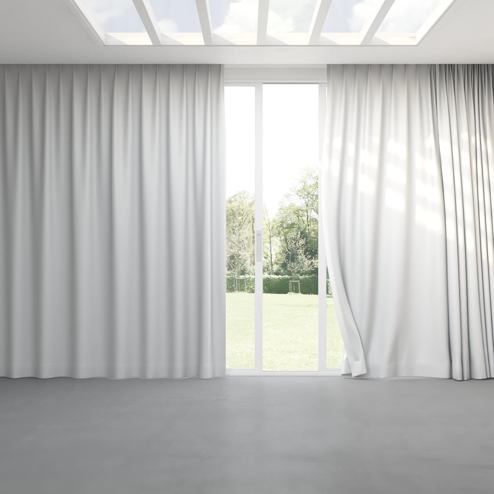 Full view of Atelier Snow, pinch pleat