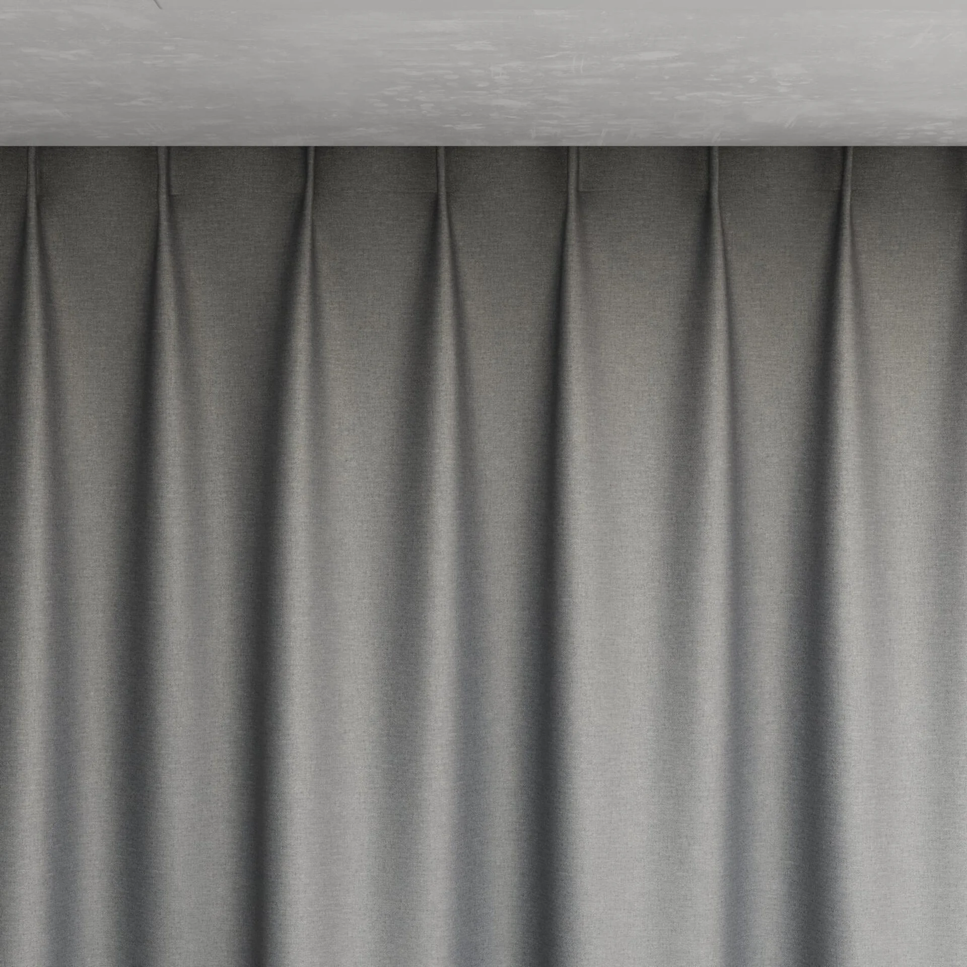Top view of Eclipse Blackout Shadow, pinch pleat