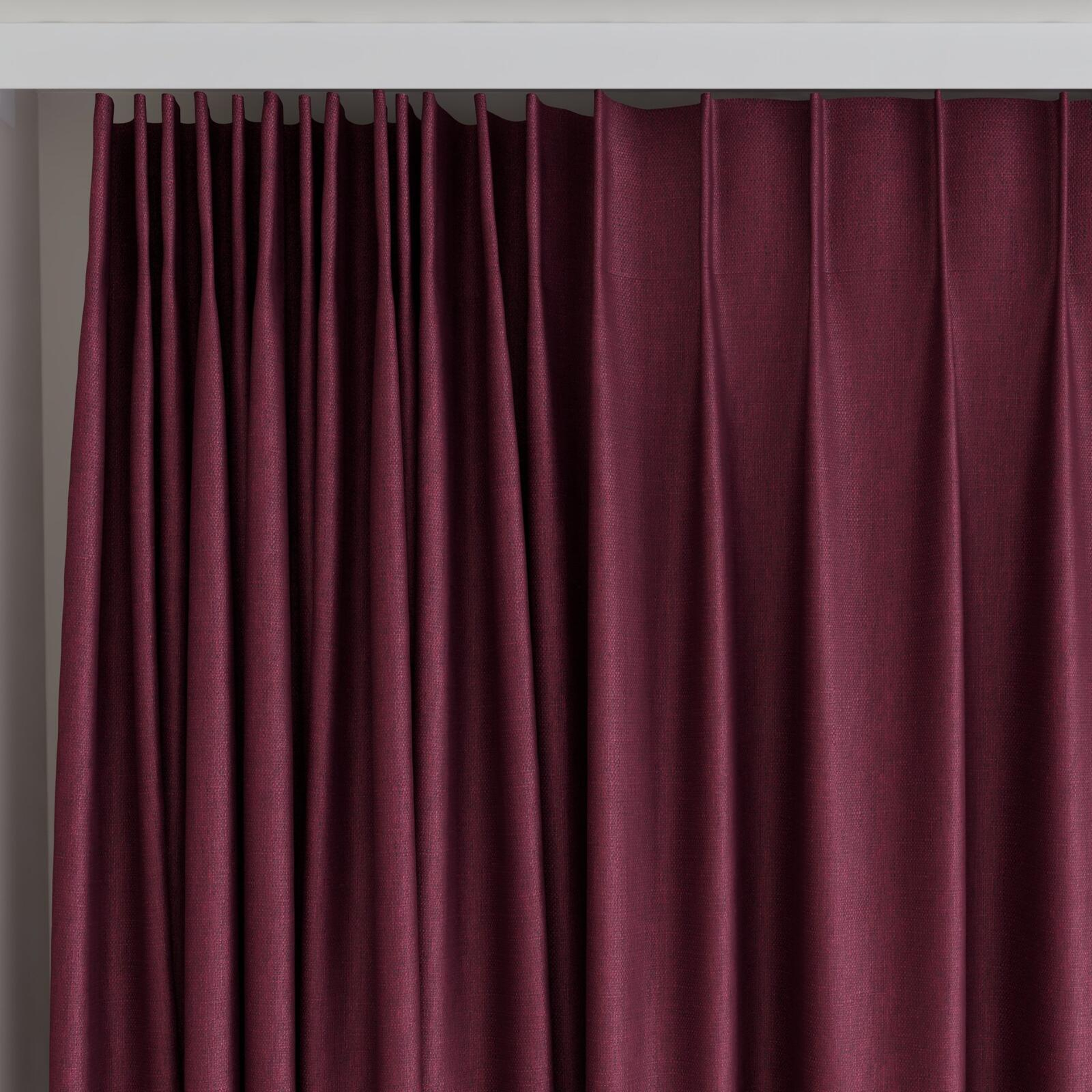 Top view of Tonga Cardinal, on curtain rail