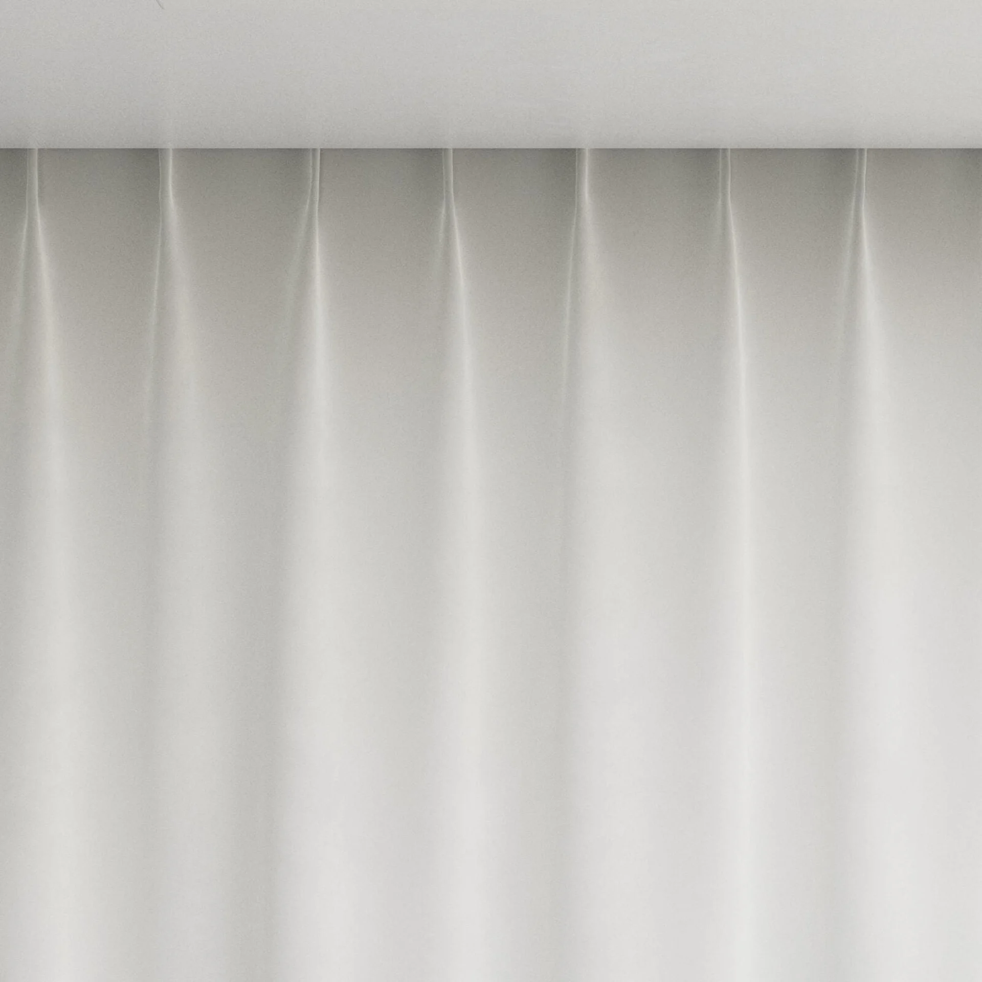 Top view of Velvelux Ice, pinch pleat