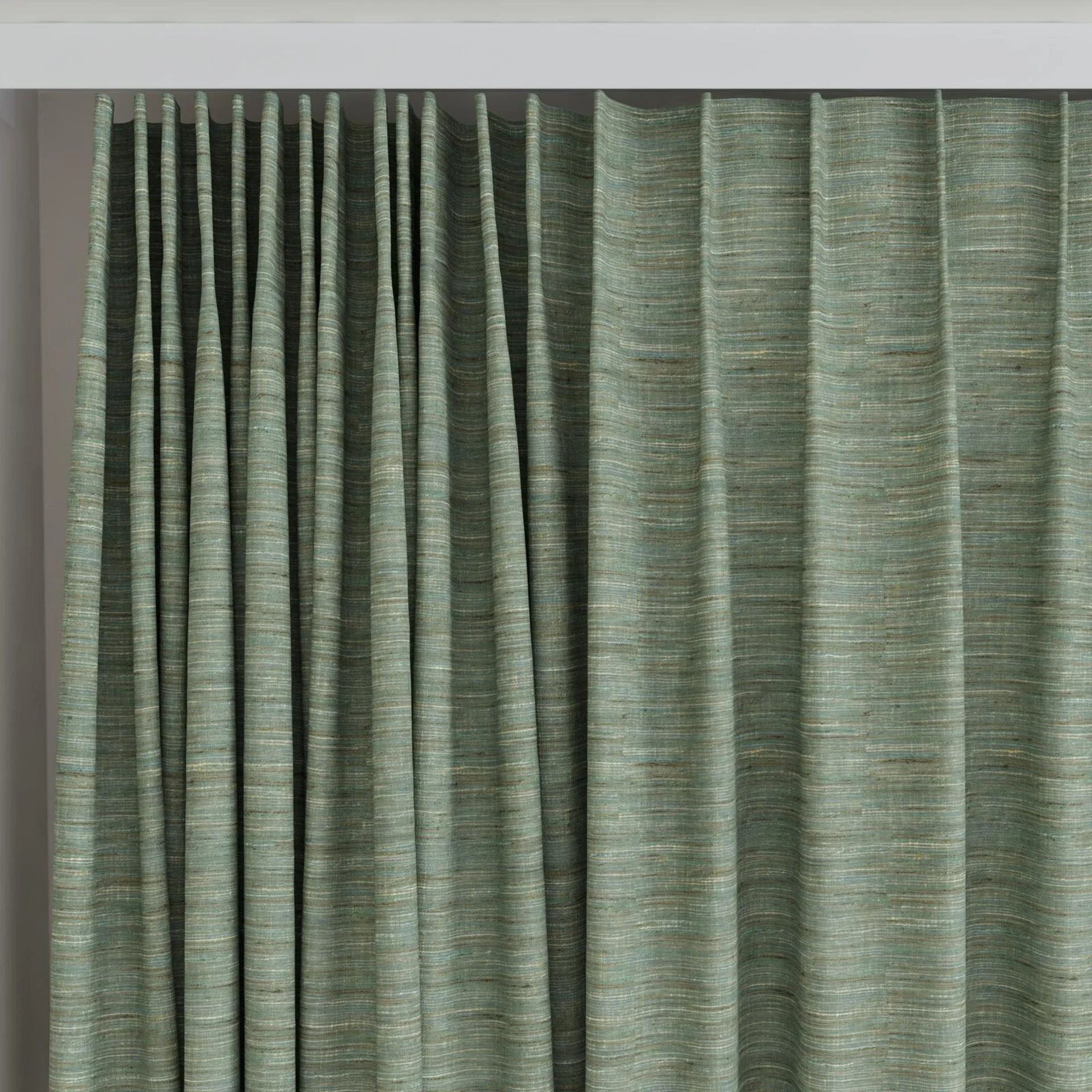 Top view of Venus Baltic, on curtain rail