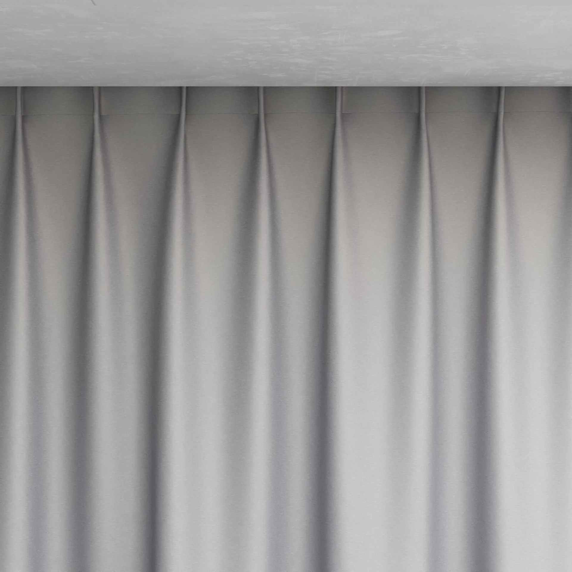 Top view of Stellar Blackout Dove, pinch pleat