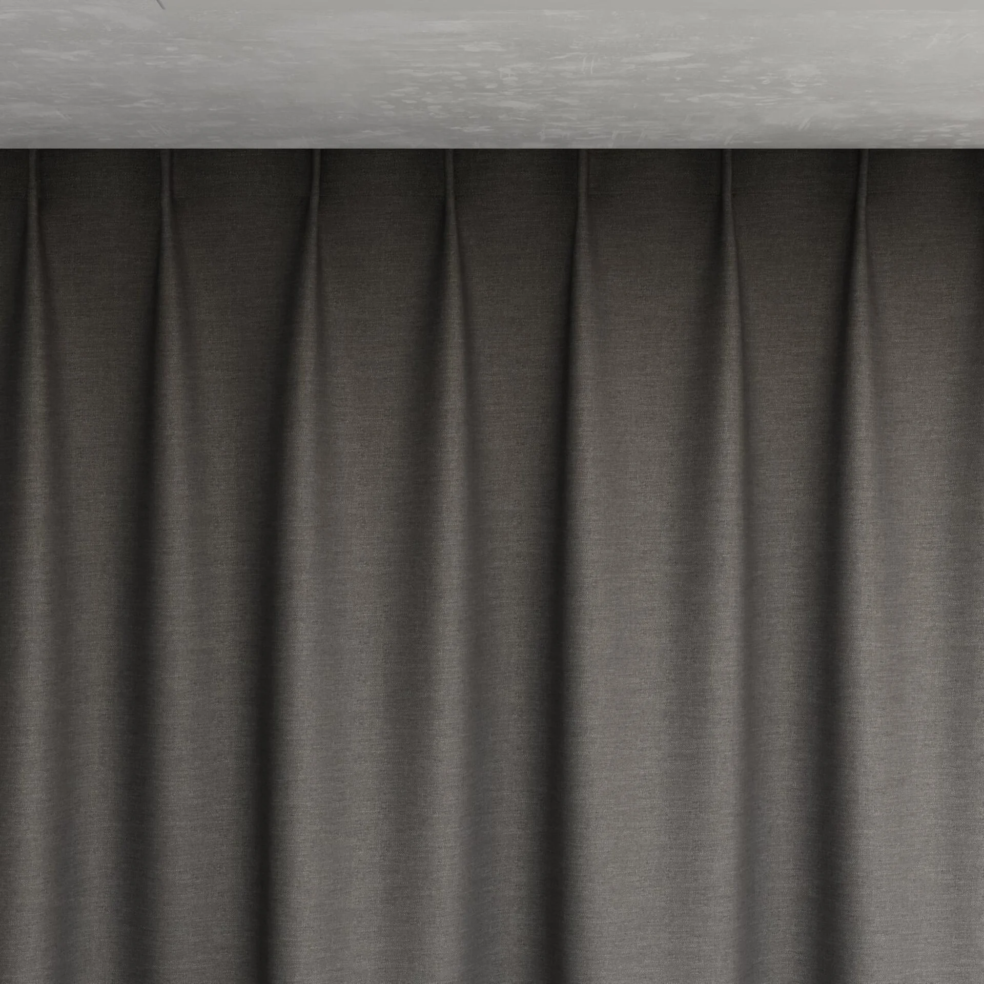Top view of Casual Steel, pinch pleat