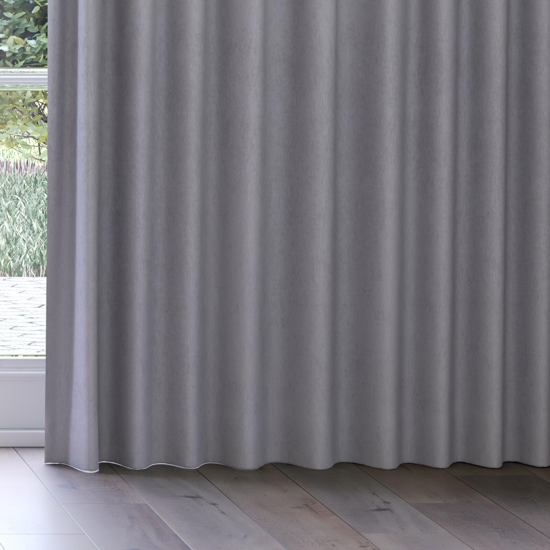 Bottom view of Moon Cloud, on curtain rail