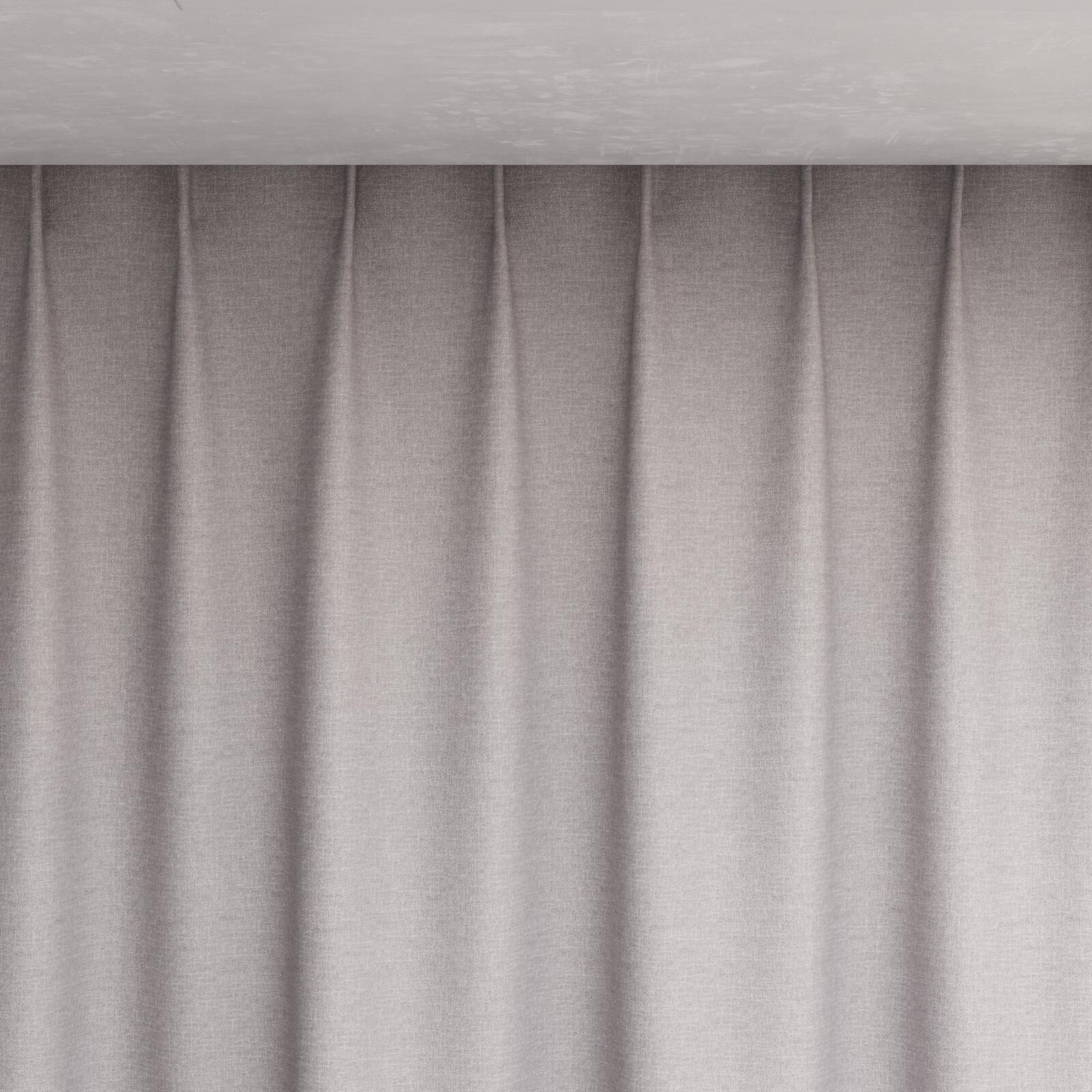 Top view of Casual Sterling, pinch pleat