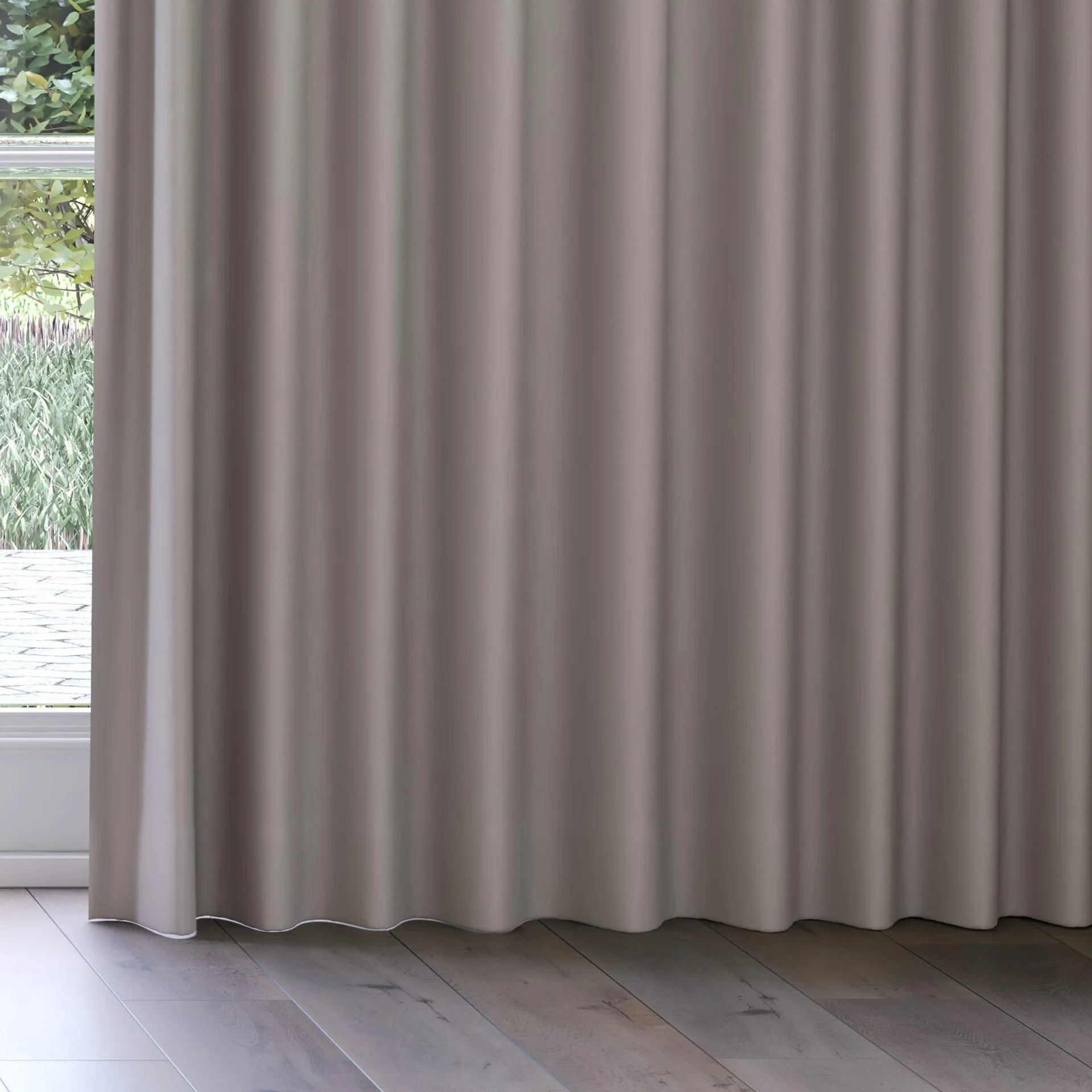 Bottom view of Vela Ash, on curtain rail