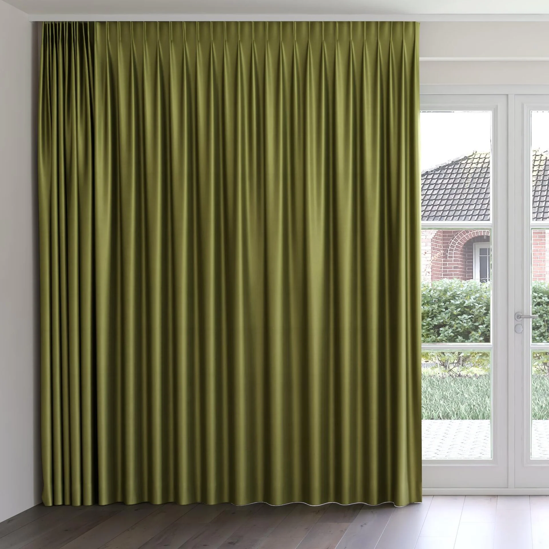 Front view of Mont Blanc Cactus, on curtain rail
