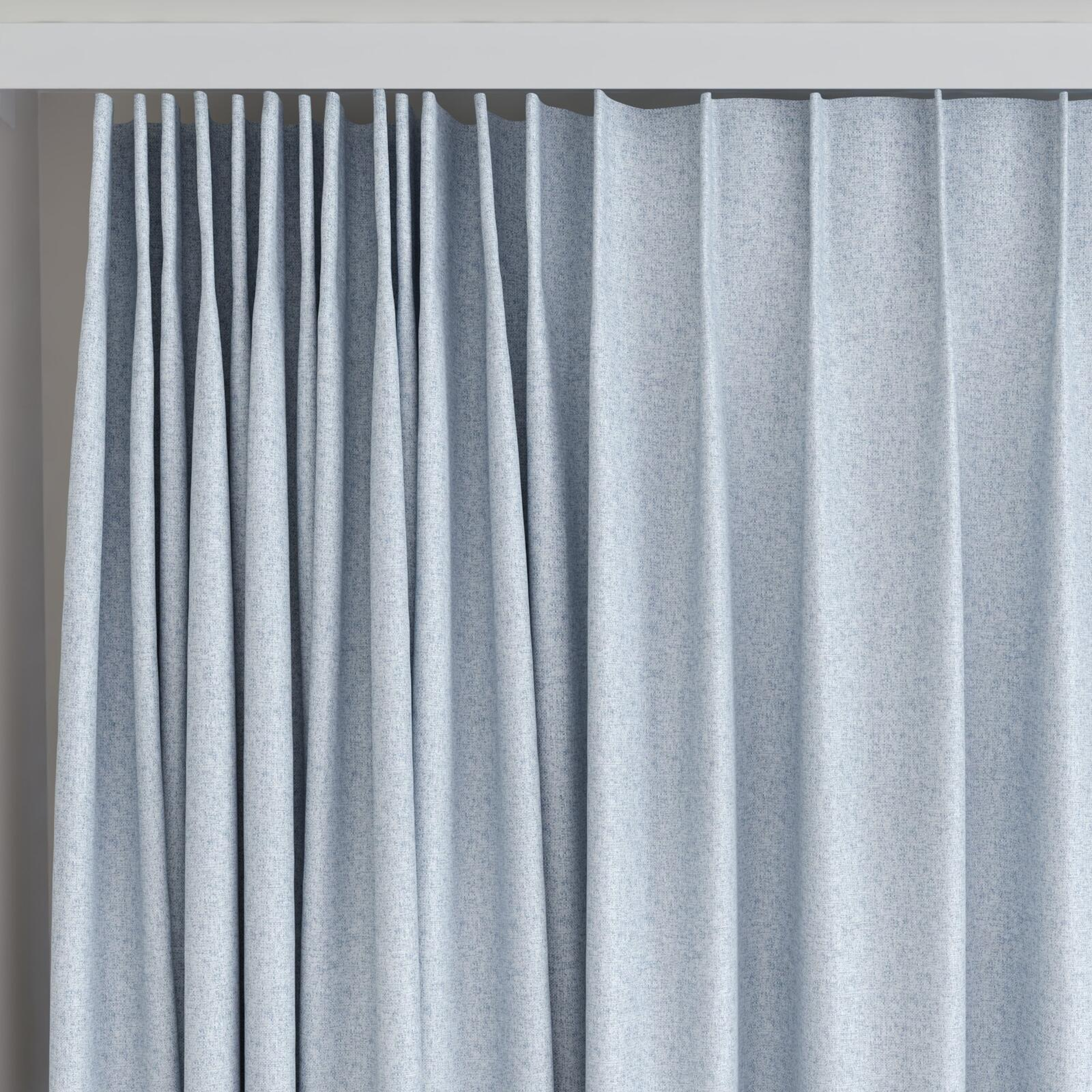 Top view of Liberate Sky, on curtain rail