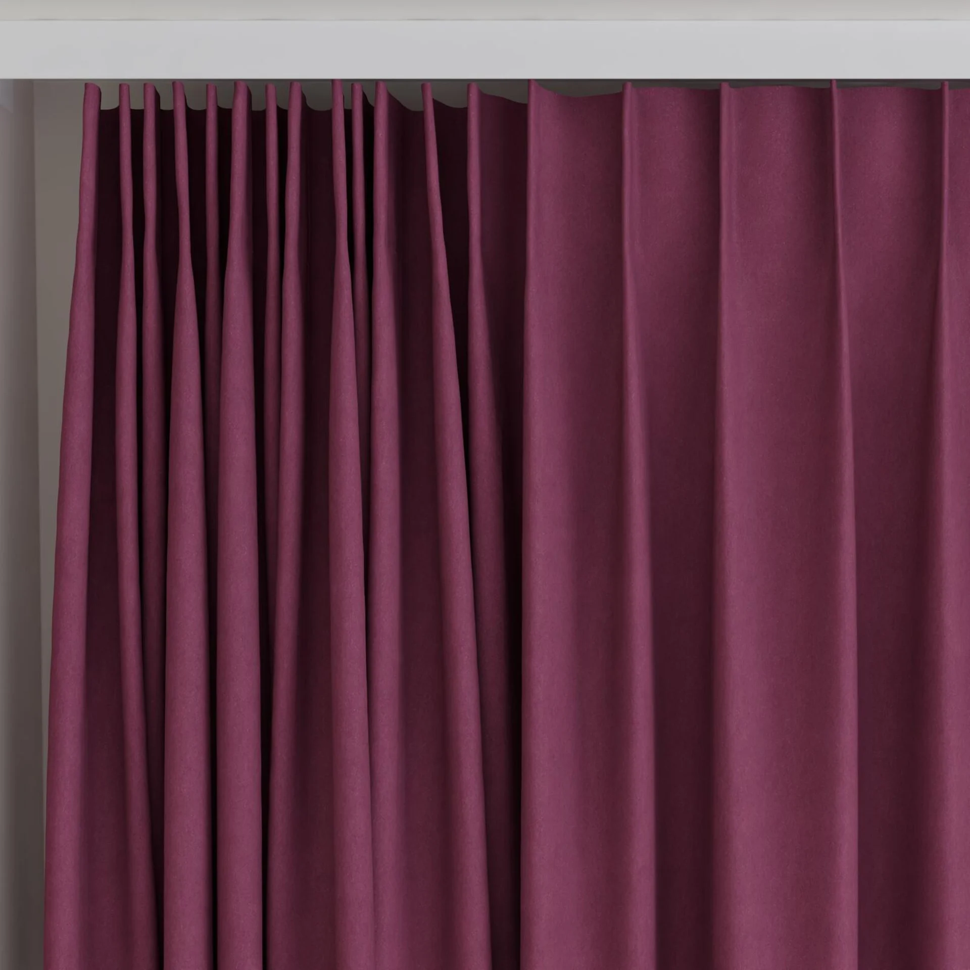 Top view of Lech Passion, on curtain rail