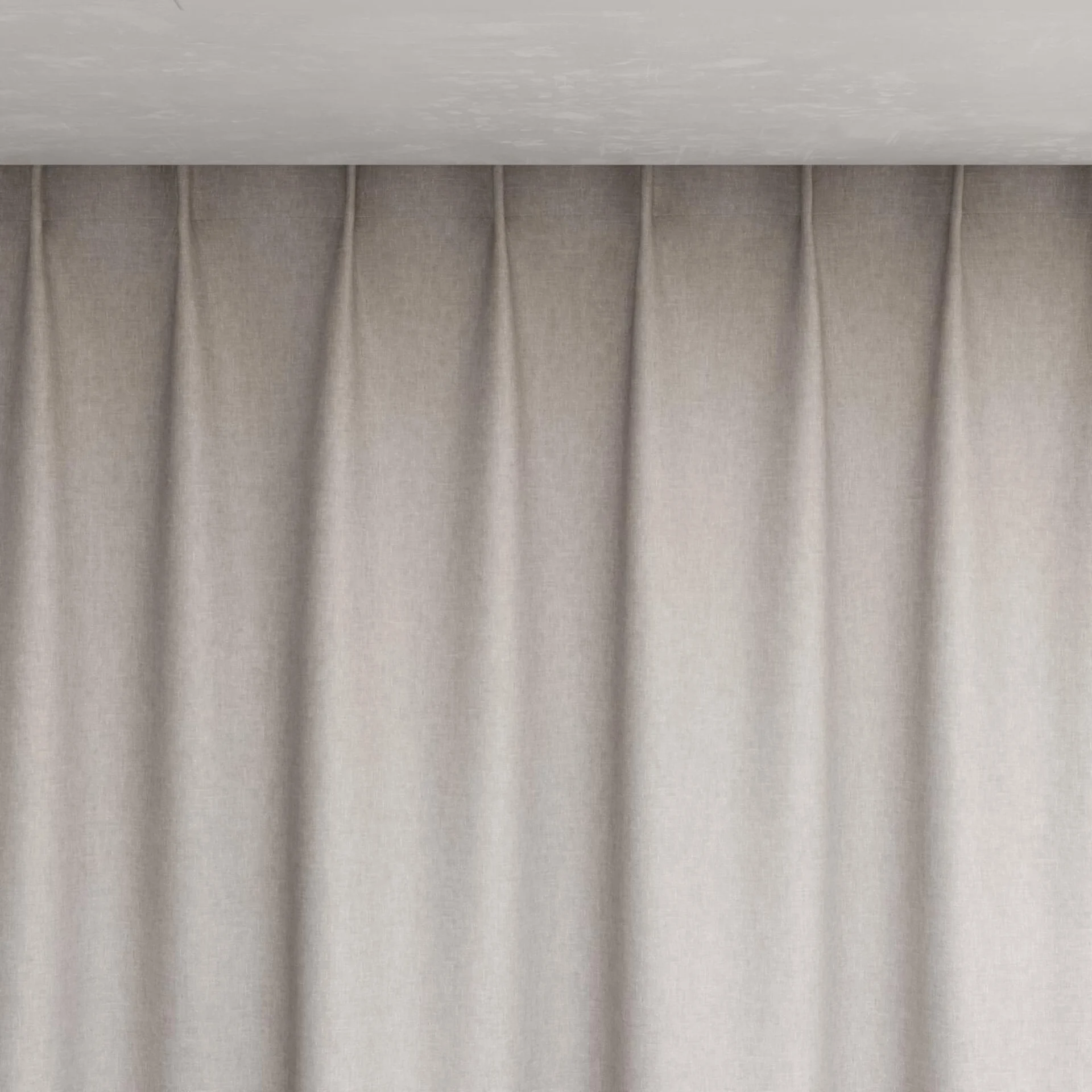 Top view of Hometown Zinc, pinch pleat