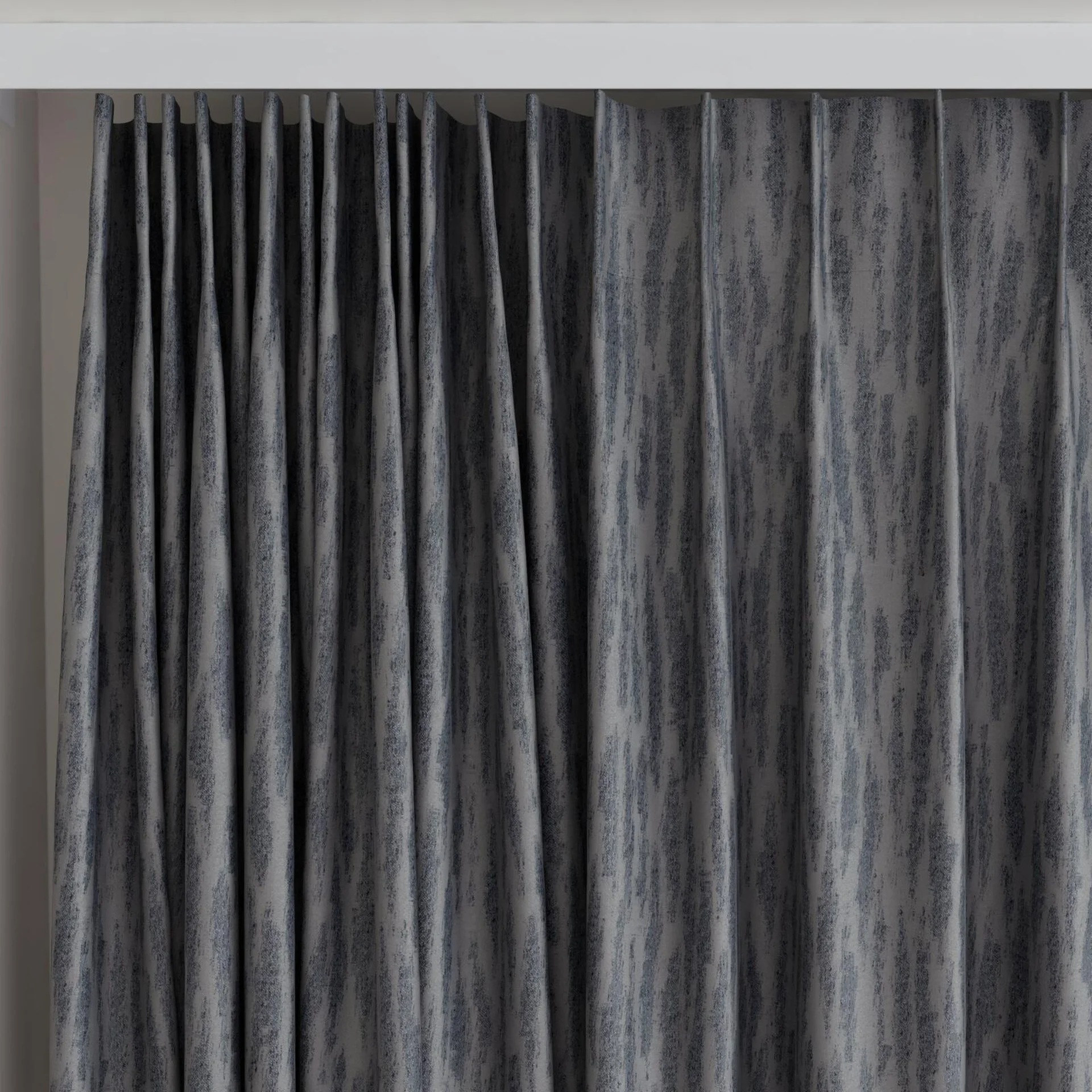 Top view of Aphelion Slate, on curtain rail