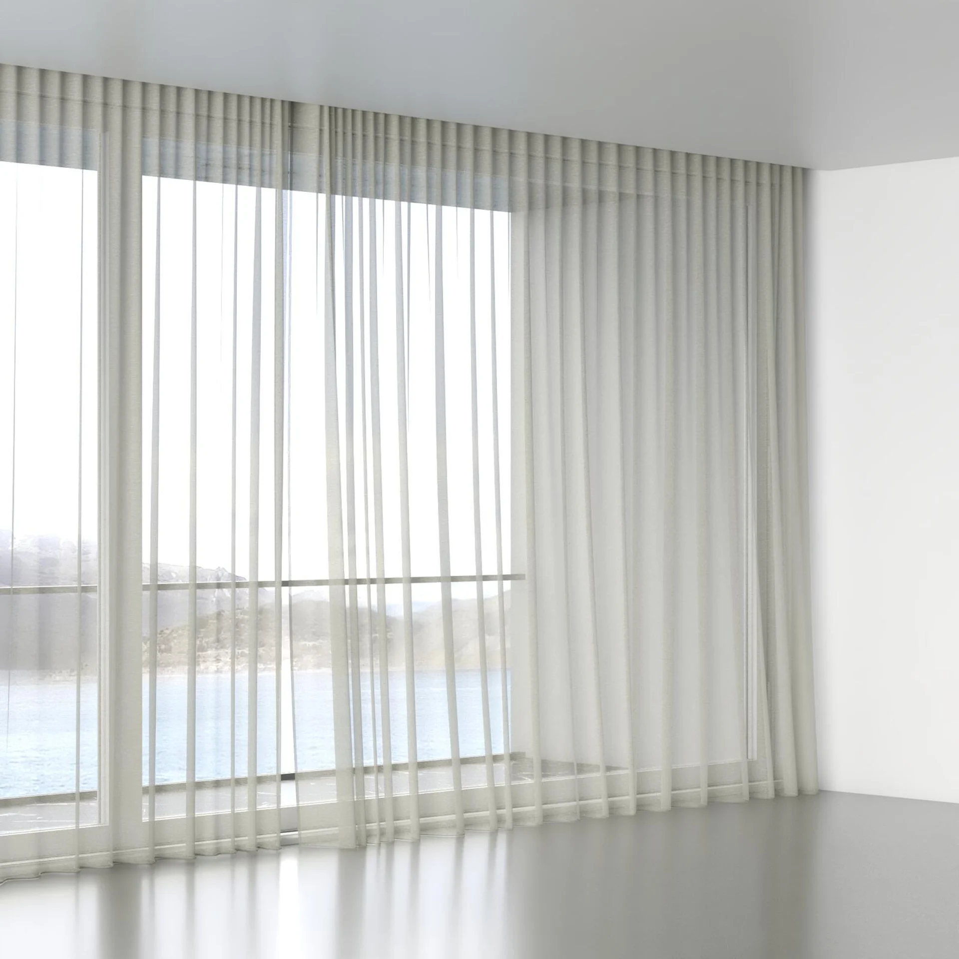 Full view of Locomotion Linden, wave pleat