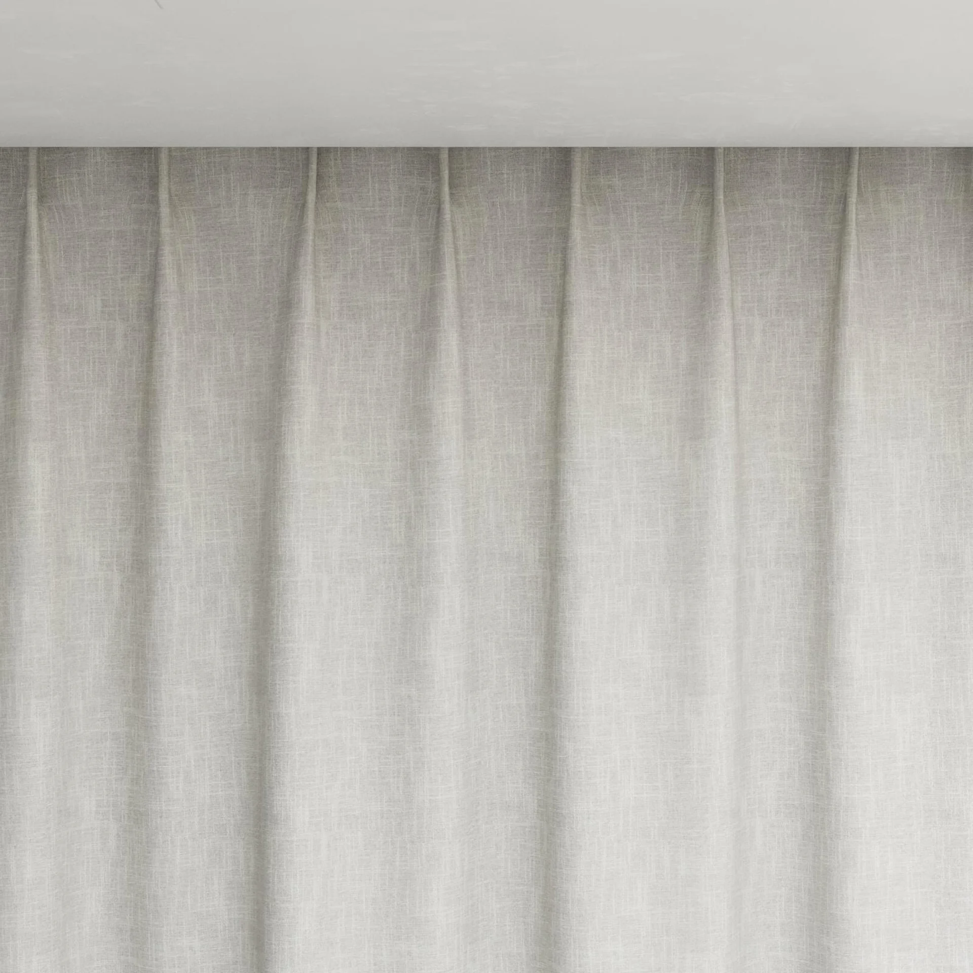 Top view of Retreat II Ash, pinch pleat