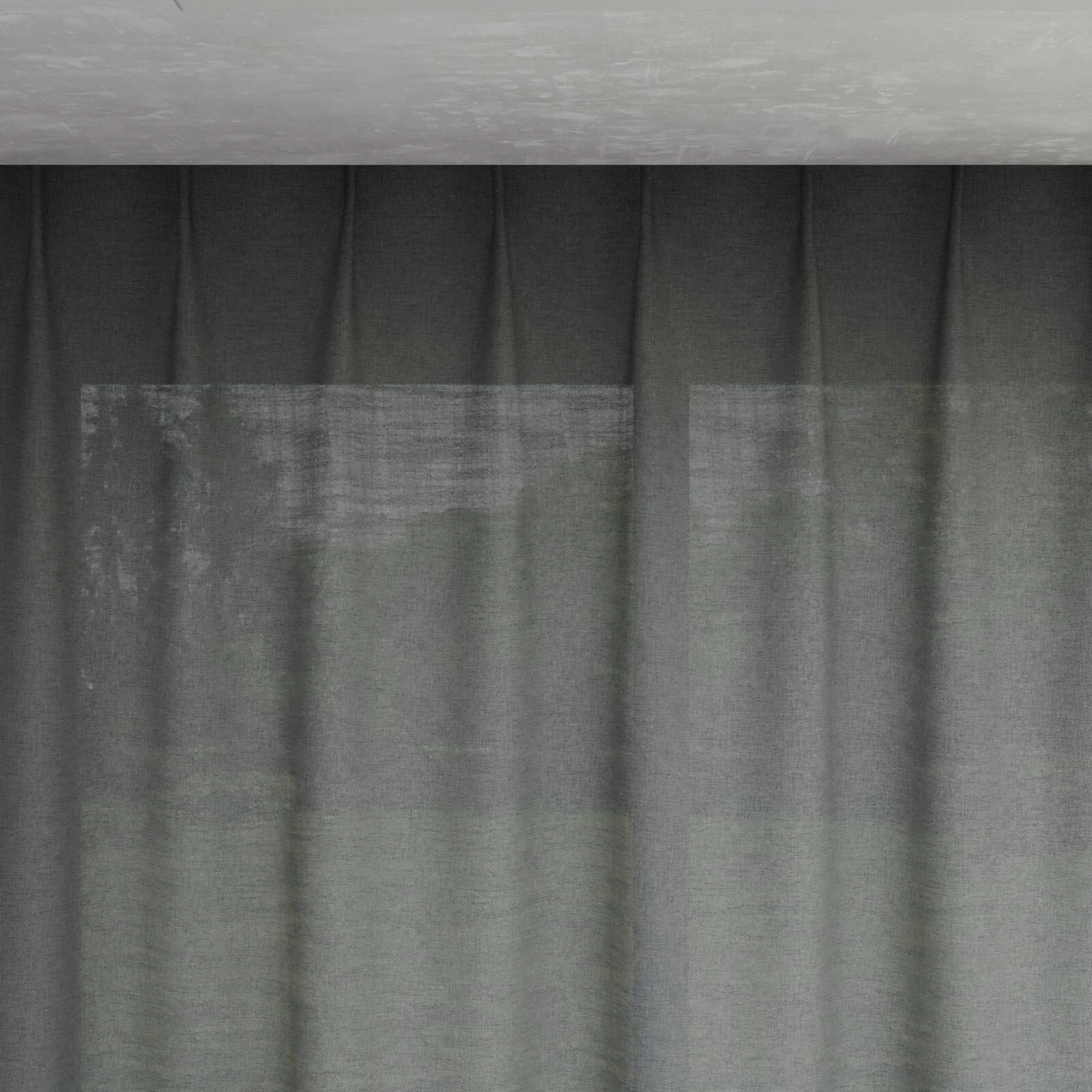 Top view of Envoy 2 Shadow 320cm, pinch pleat