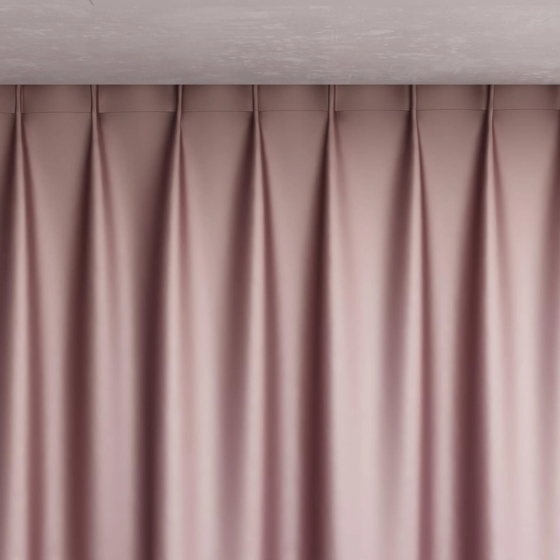 Top view of Moonbeam Orchid, pinch pleat