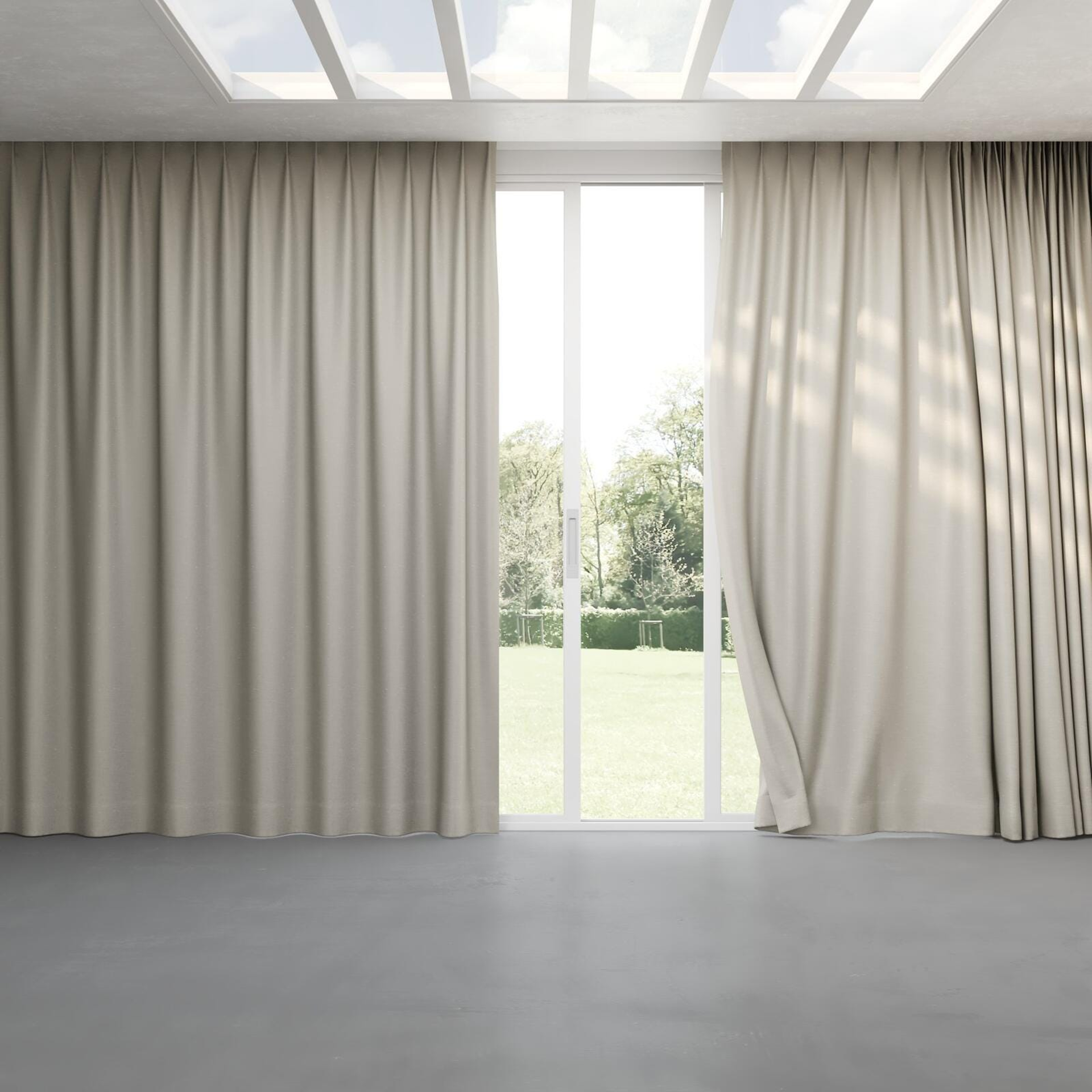 Full view of Silk Road Electric, pinch pleat