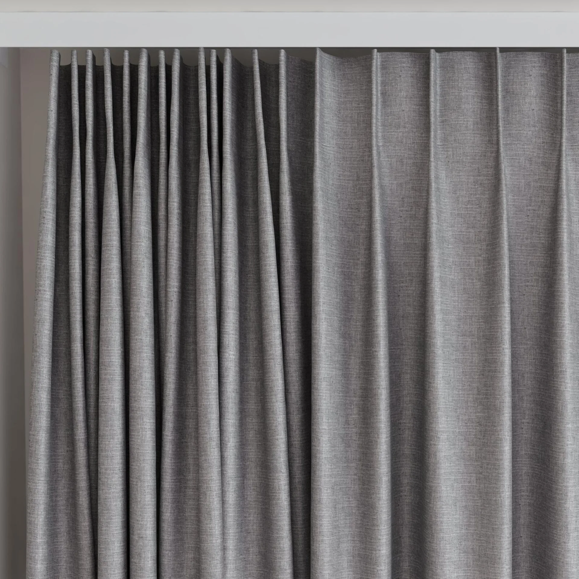 Top view of Tonto Slate, on curtain rail