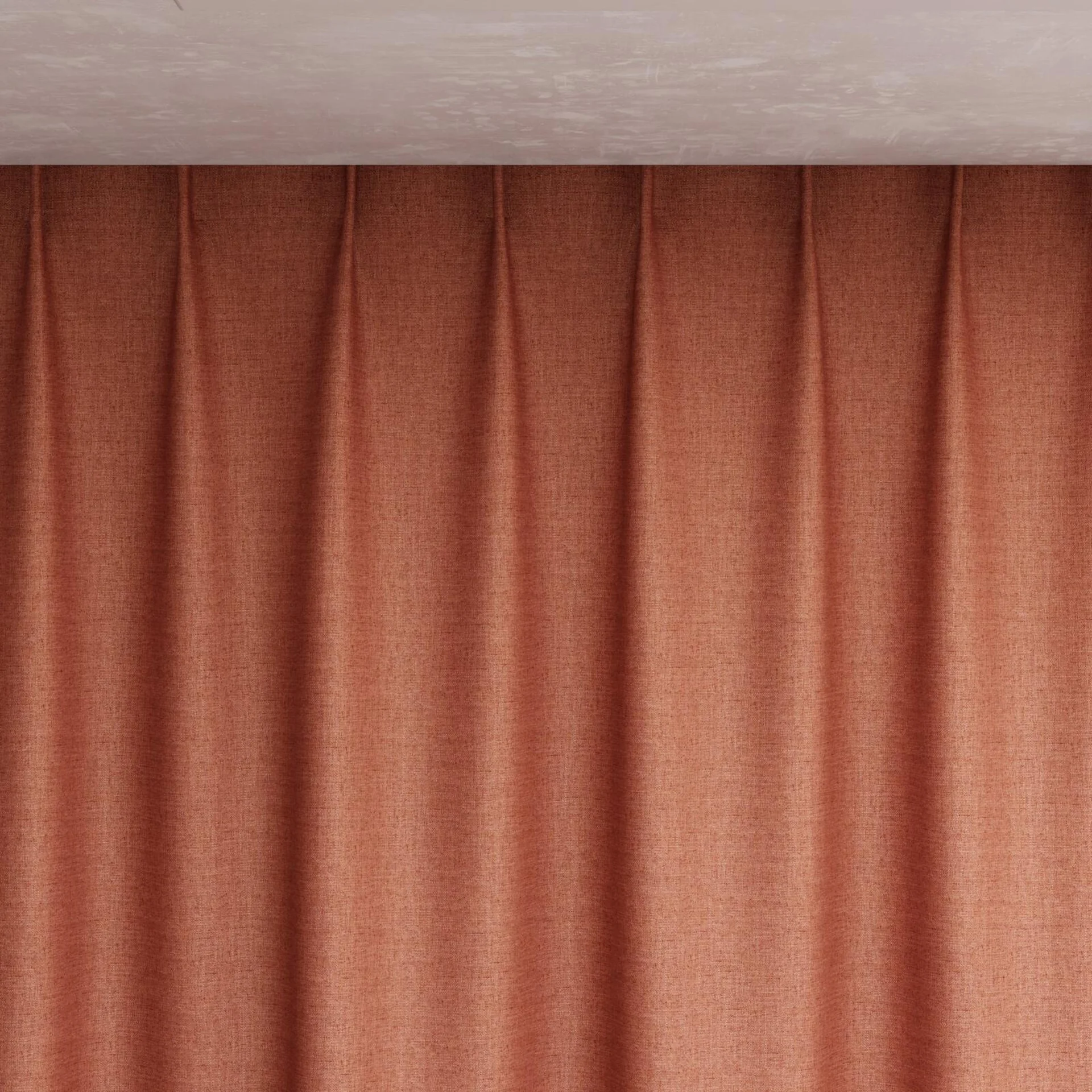 Top view of Frisco Spice, pinch pleat