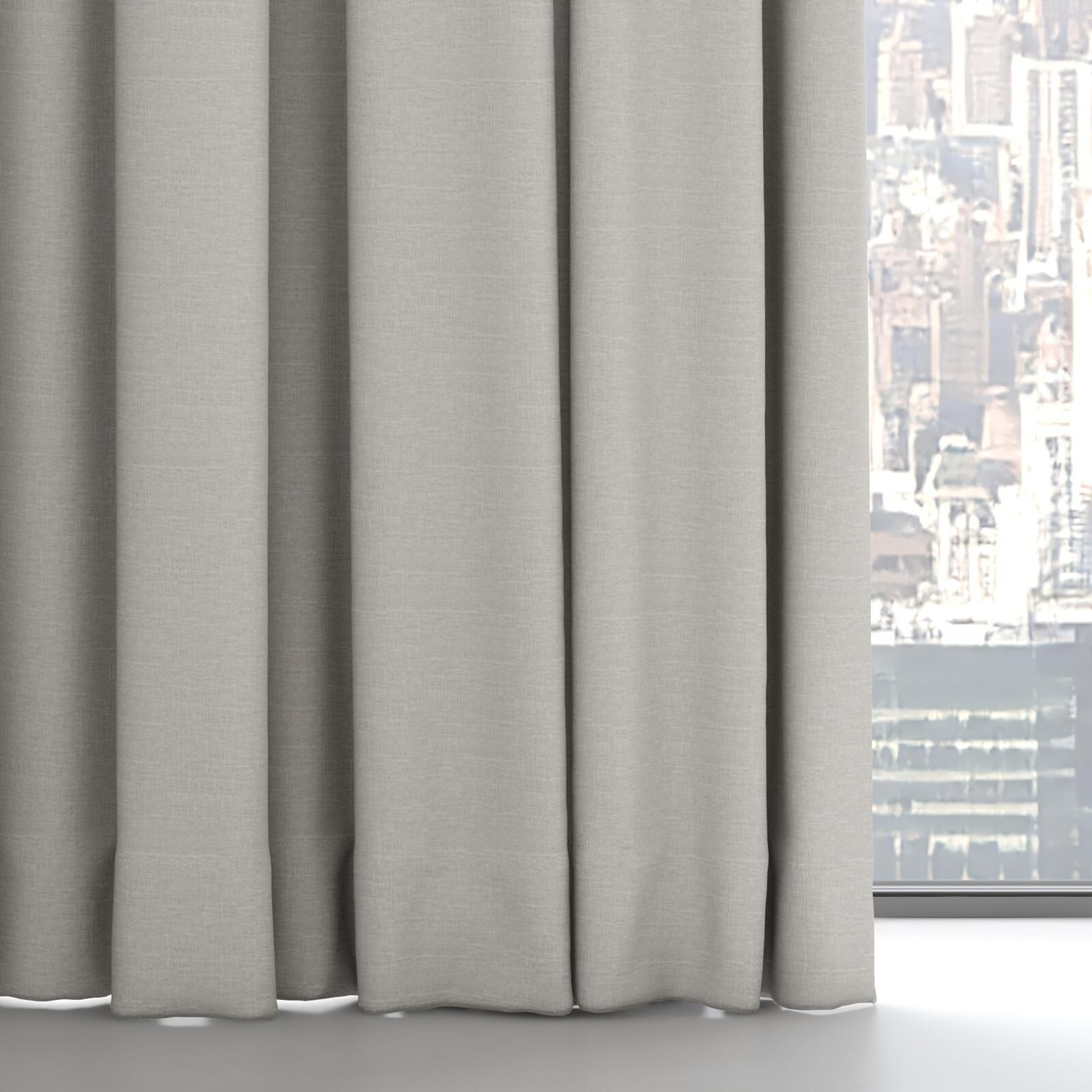 Bottom view of Coverlet Mist, on hidden rail