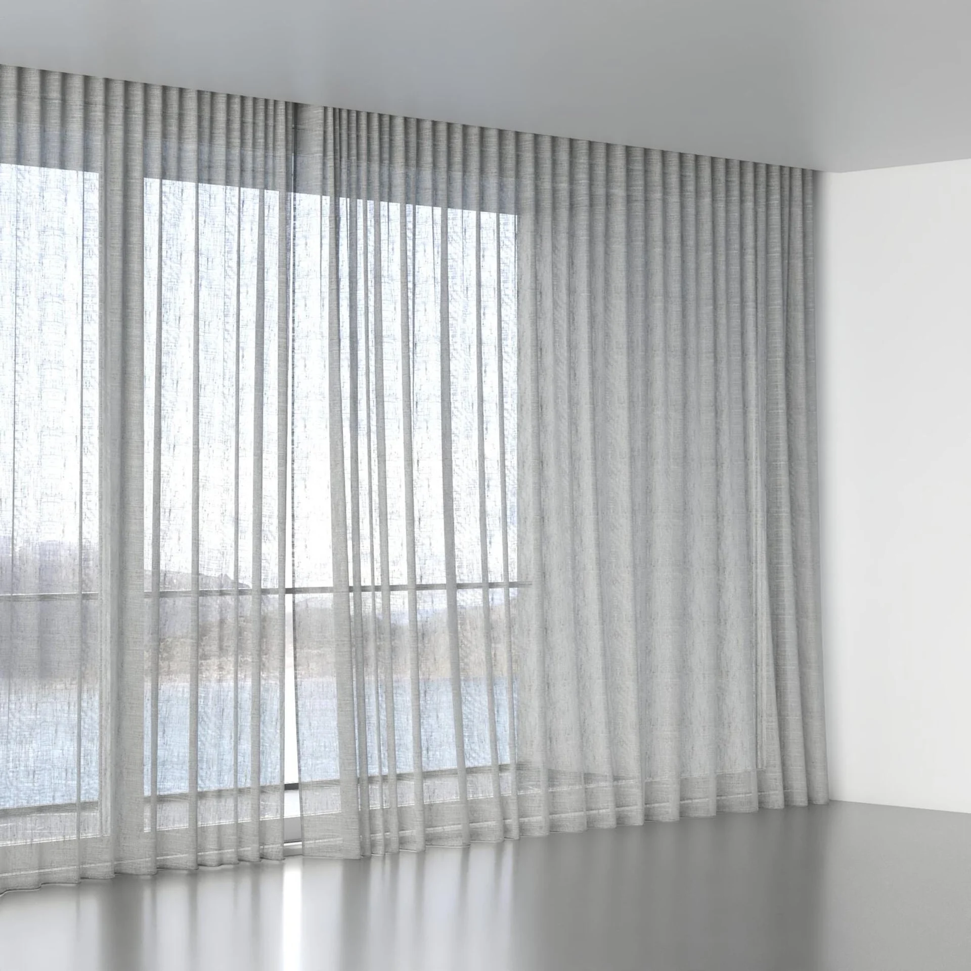 Full view of Zip Fossil, wave pleat
