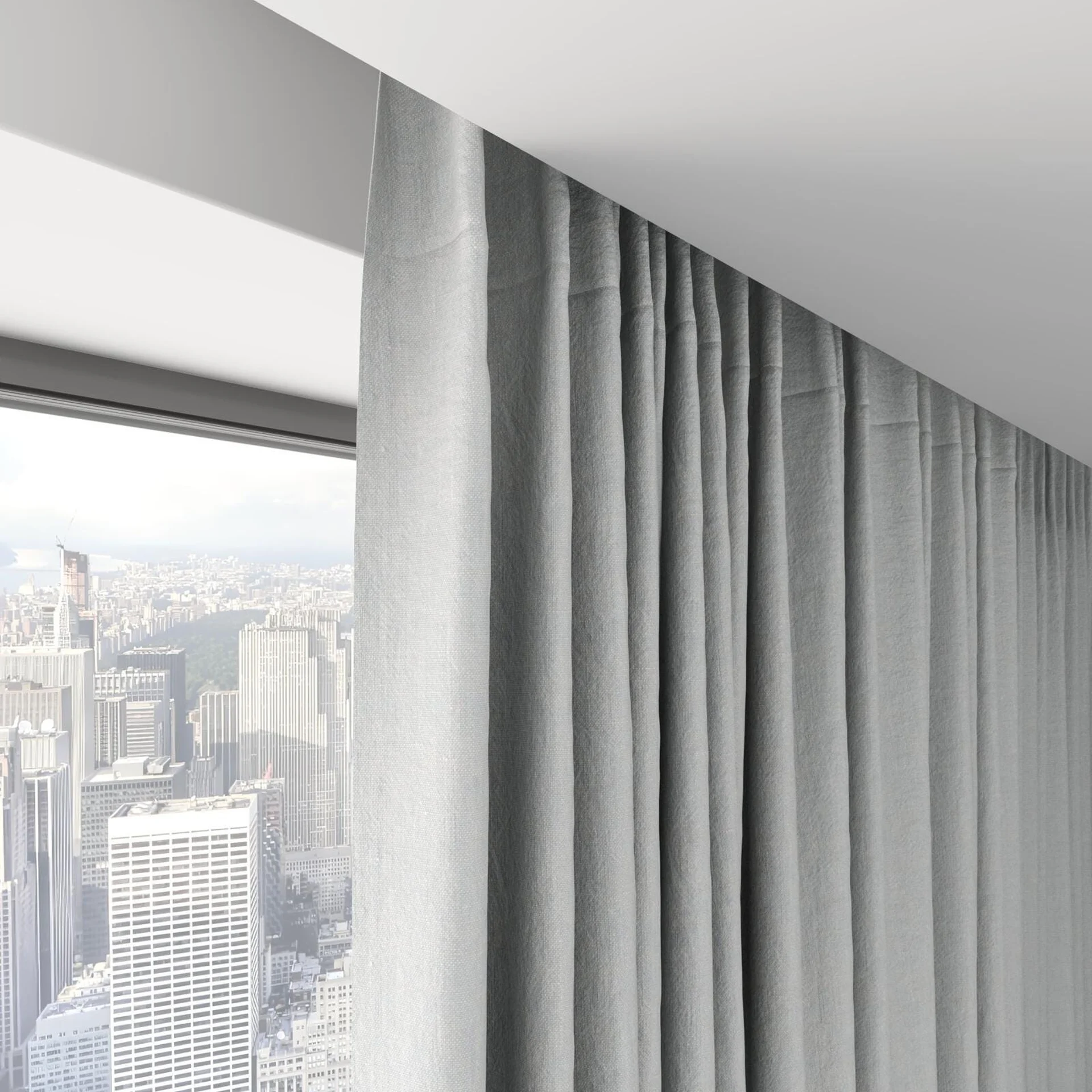 Top view of Obi Stonewash Cloud, on hidden rail