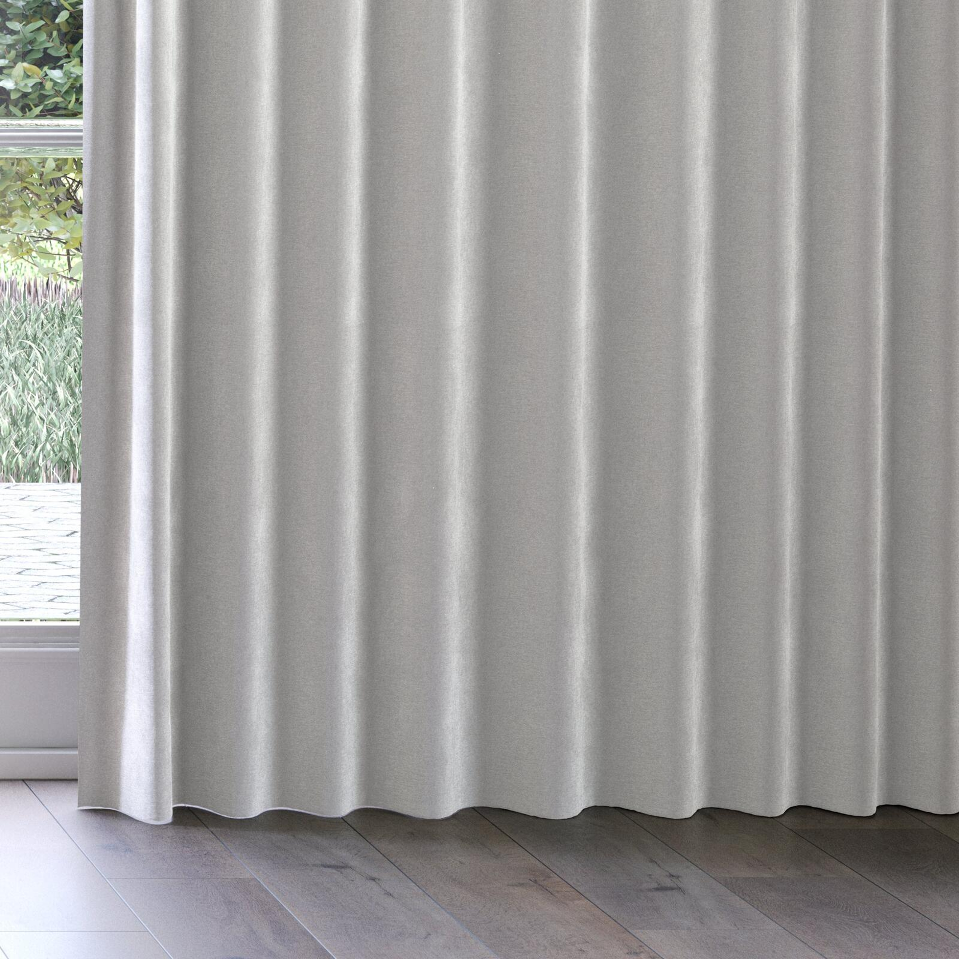 Bottom view of Moon Shark, on curtain rail