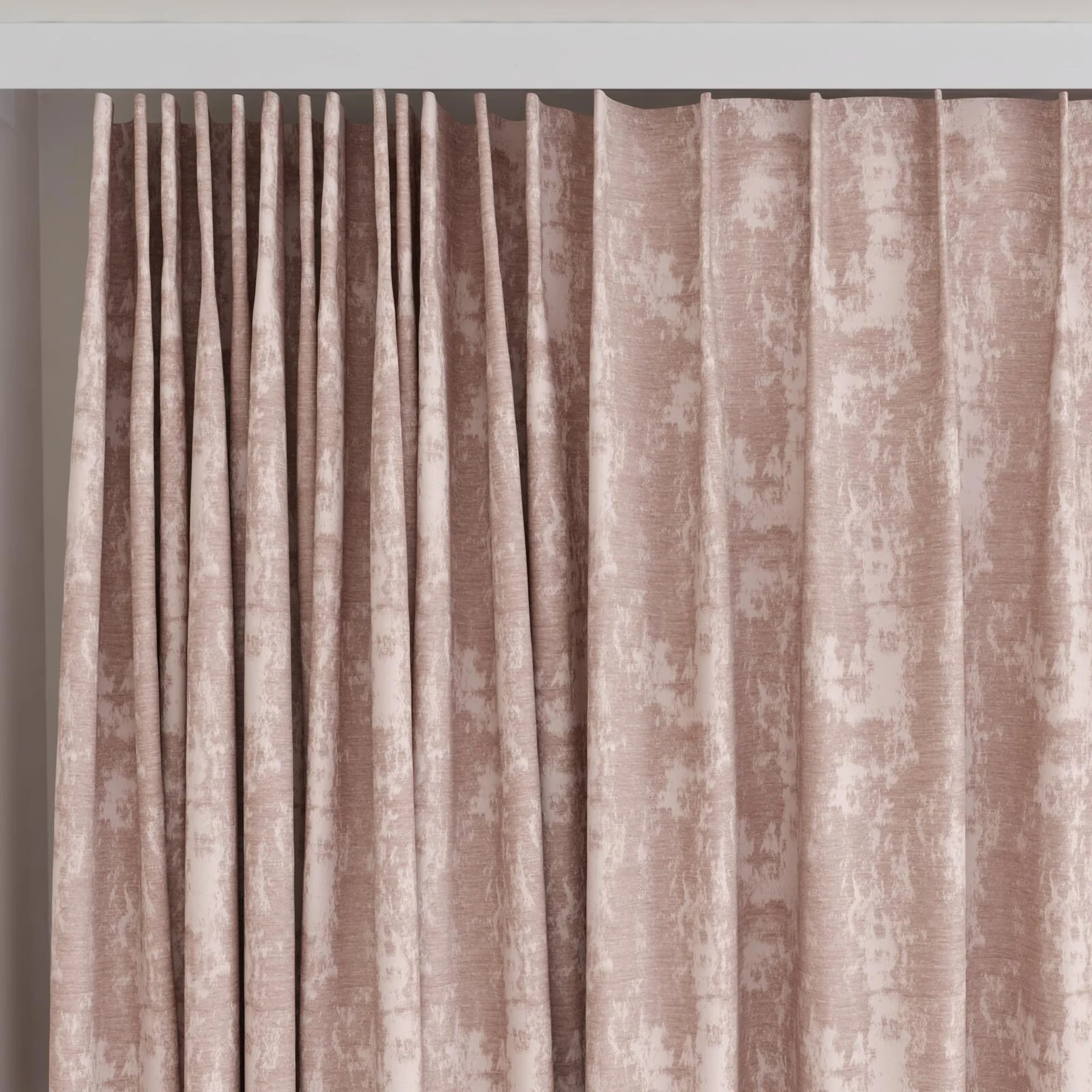 Top view of Innovation Fresco, on curtain rail