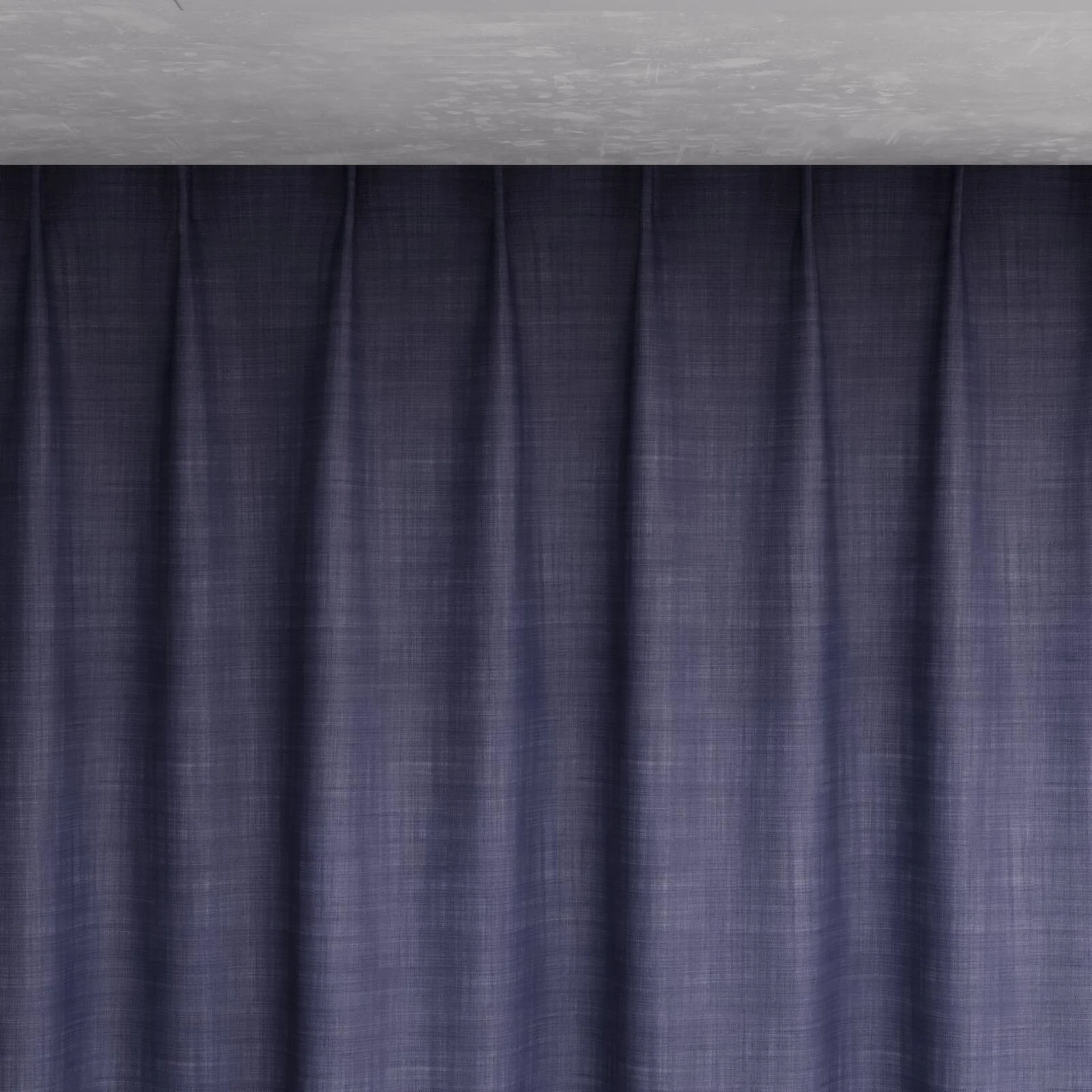 Top view of Loci Dim Out Denim, pinch pleat