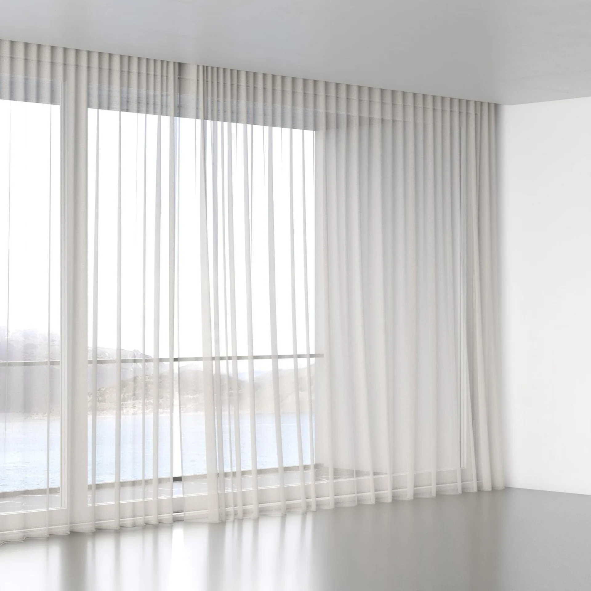 Full view of Antipodes Sand, wave pleat