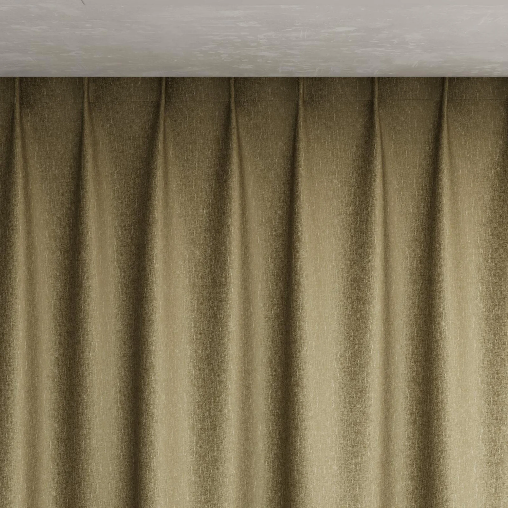 Top view of Rewind Bronze, pinch pleat