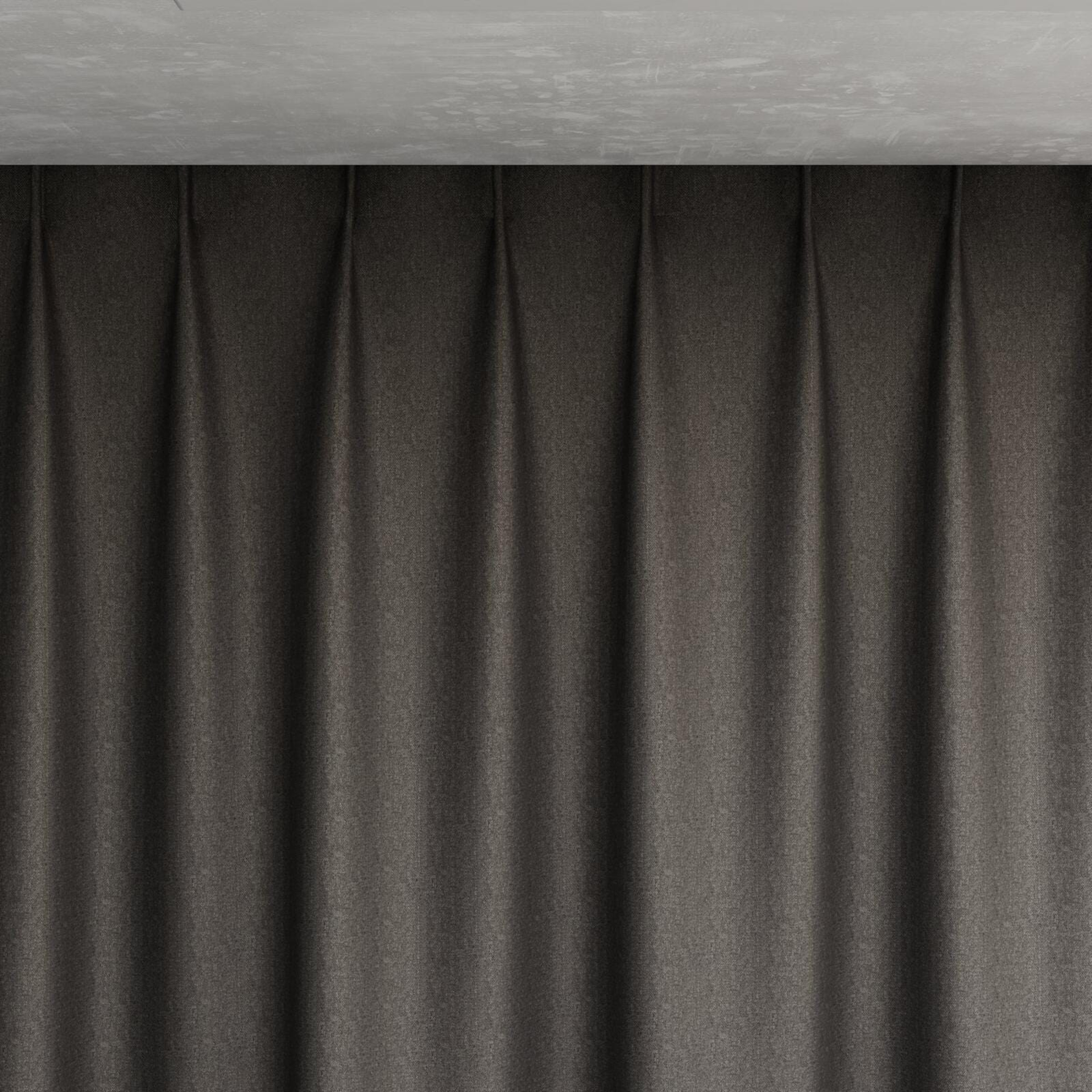 Top view of Taylor Fossil, pinch pleat
